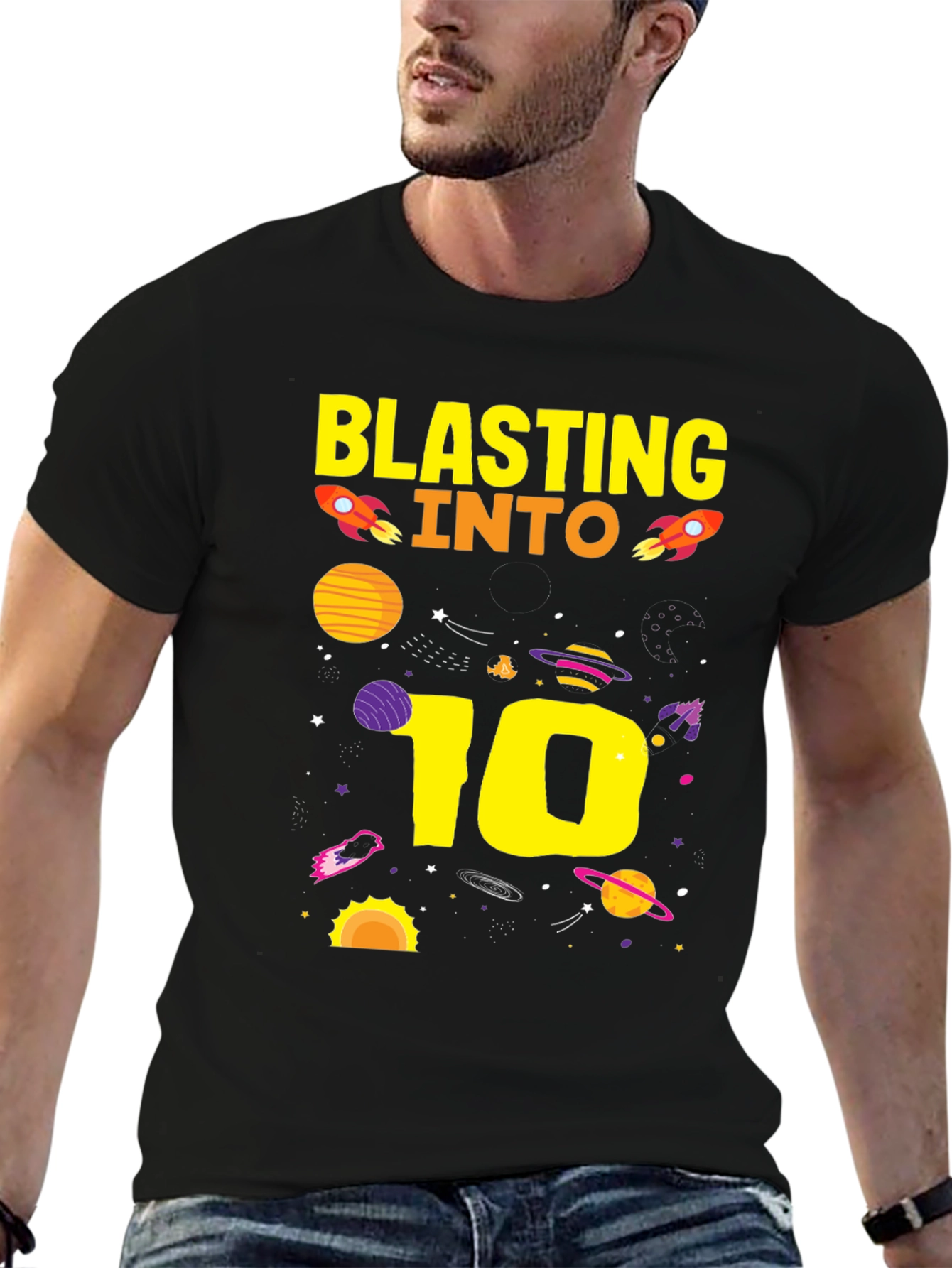 Blasting Into 10th Birthday T-Shirt