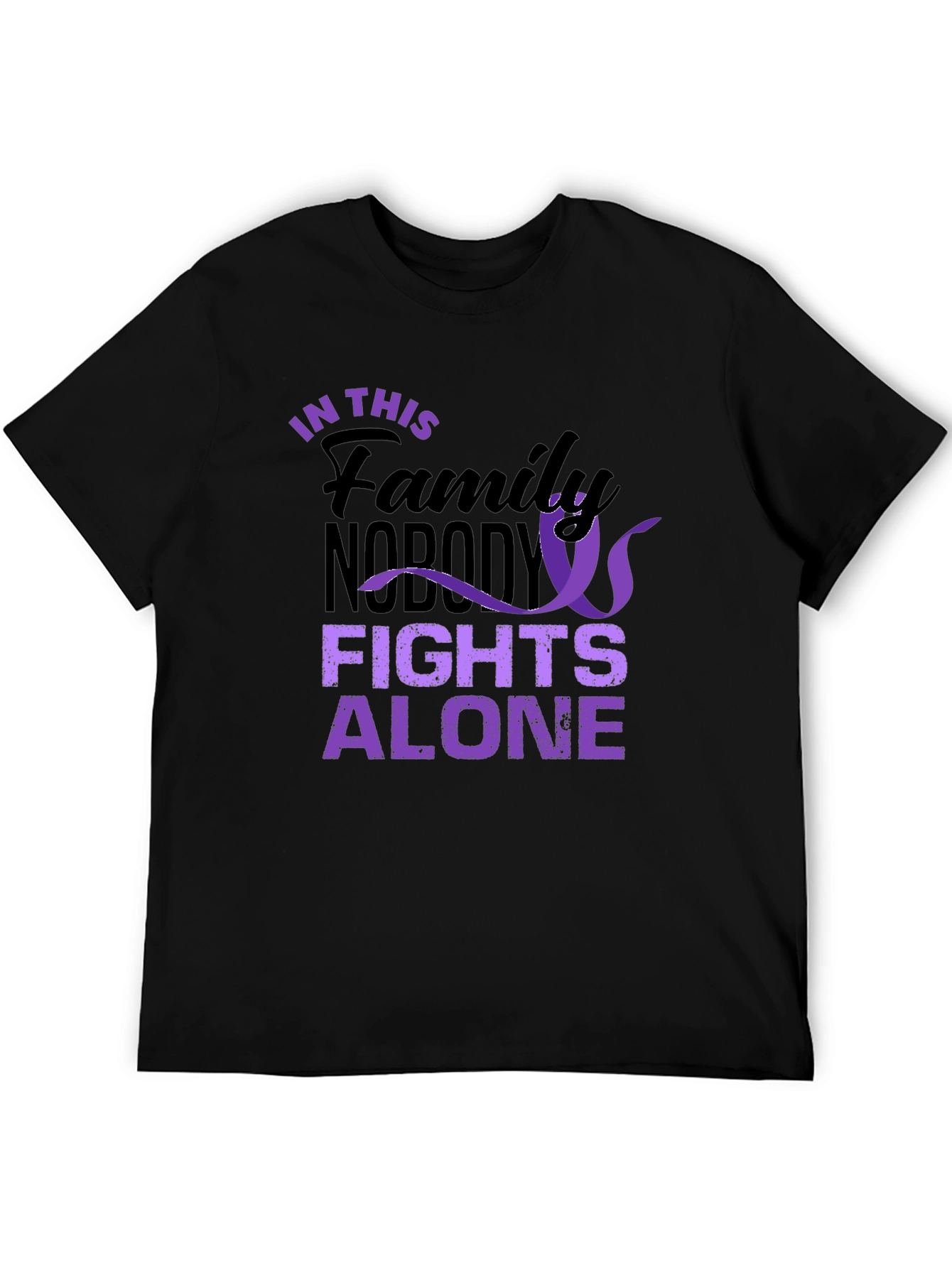 In This Family Nobody Fights Alone T-Shirt