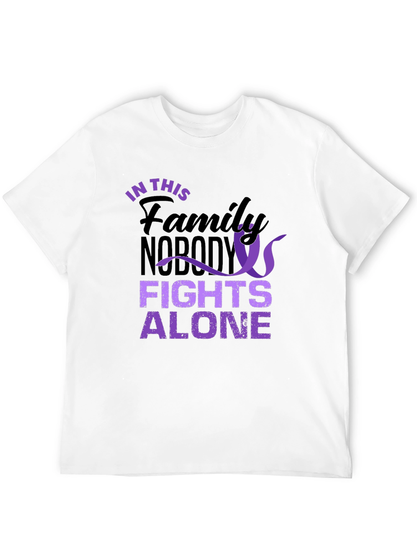 In This Family Nobody Fights Alone T-Shirt
