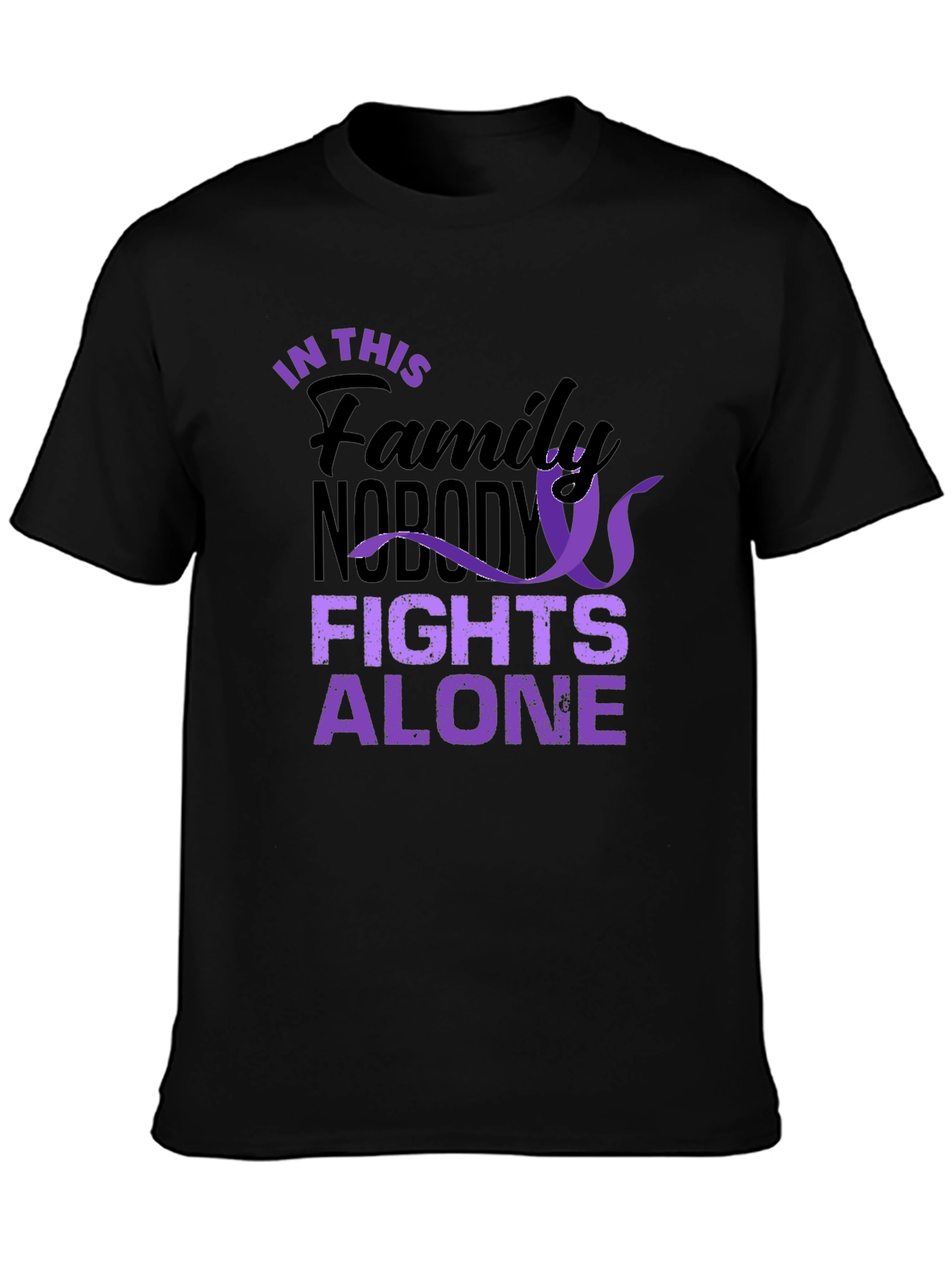 In This Family Nobody Fights Alone T-Shirt