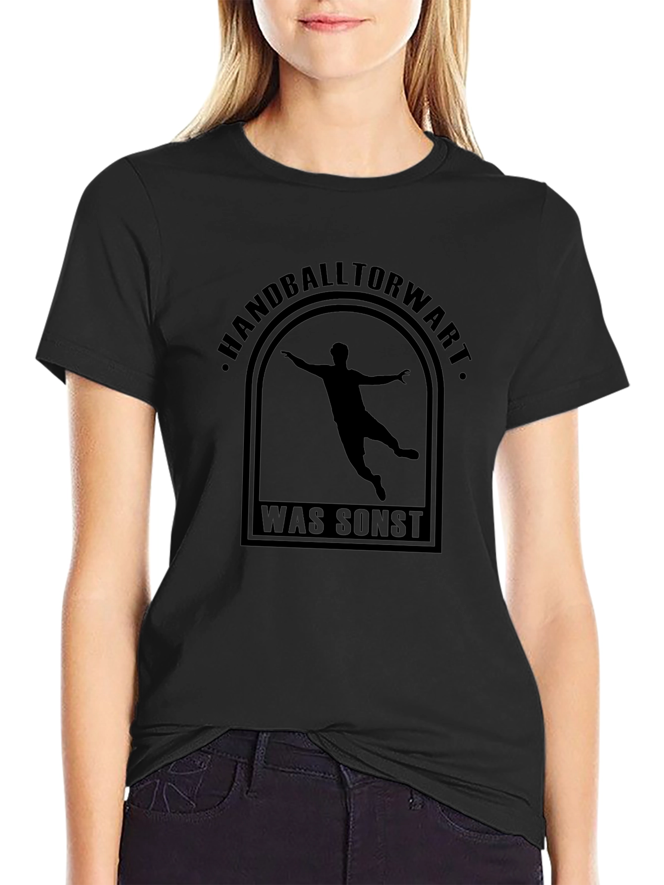 Handball Goalie T-Shirt - Was Sonst Design