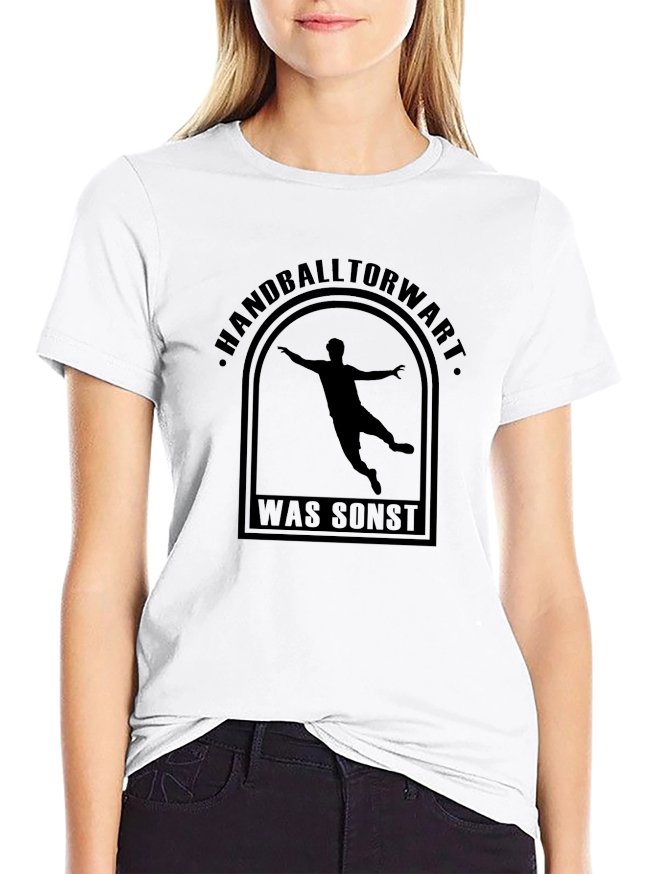 Handball Goalie T-Shirt - Was Sonst Design