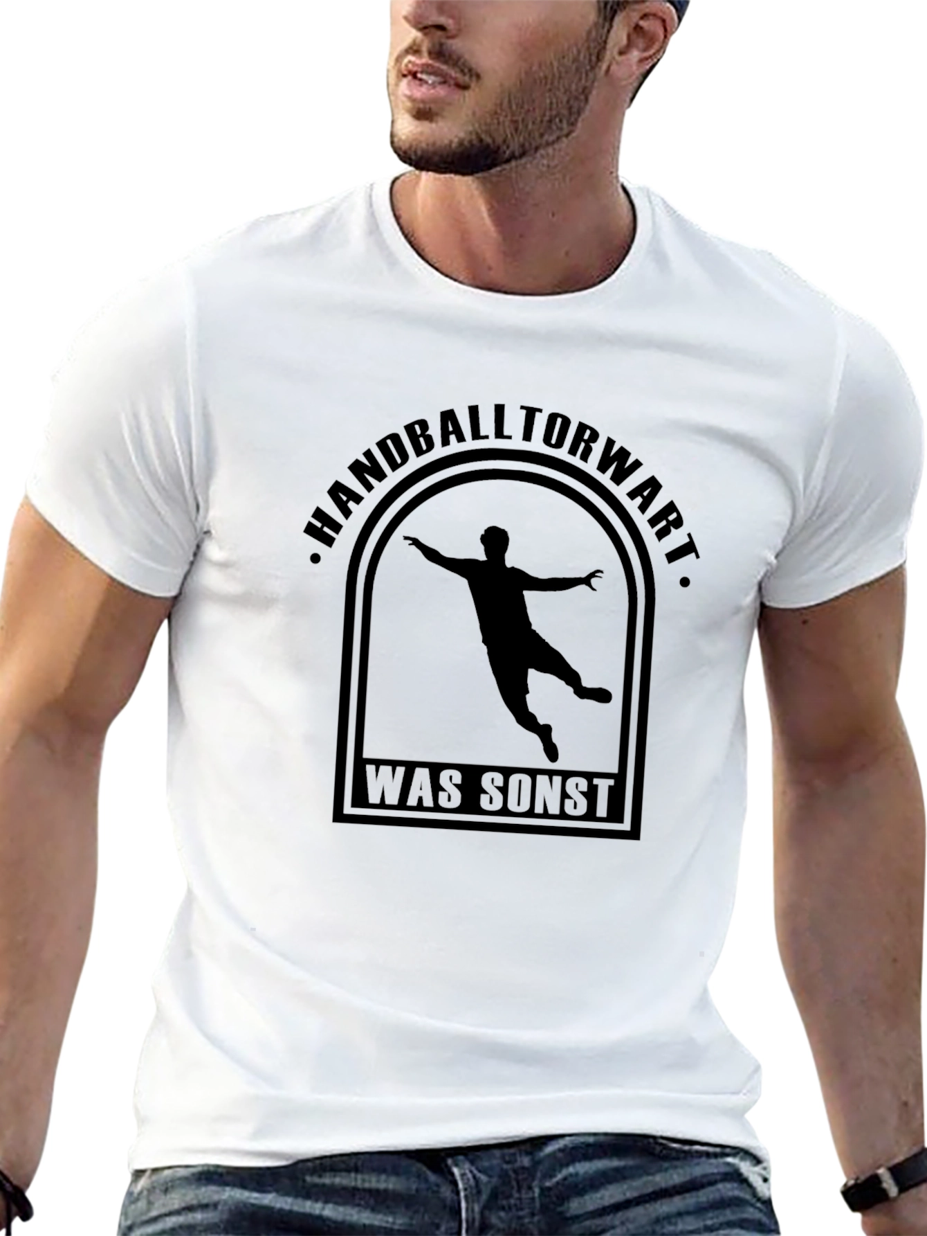 Handball Goalie T-Shirt - Was Sonst Design