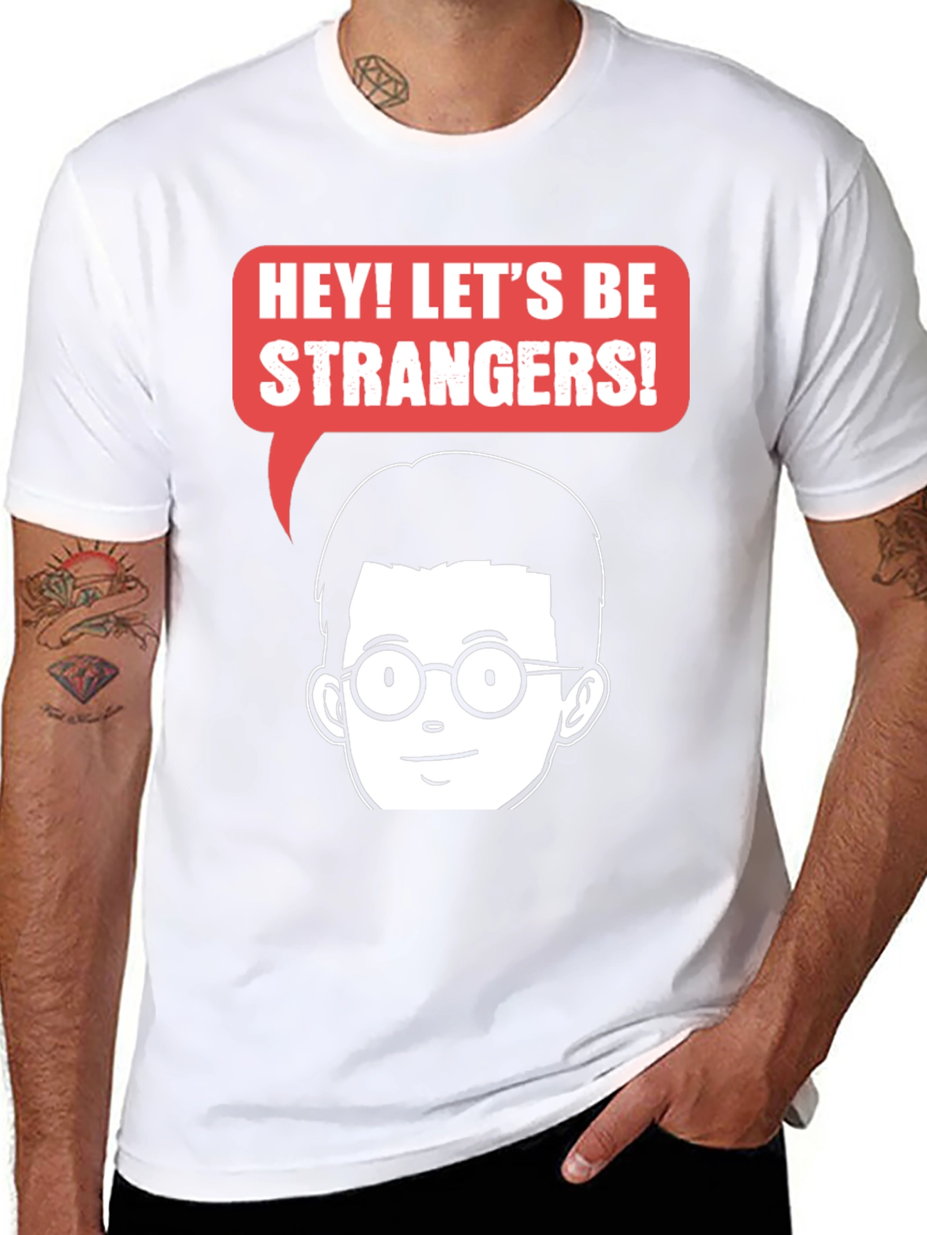 Lets Be Strangers Graphic T-Shirt