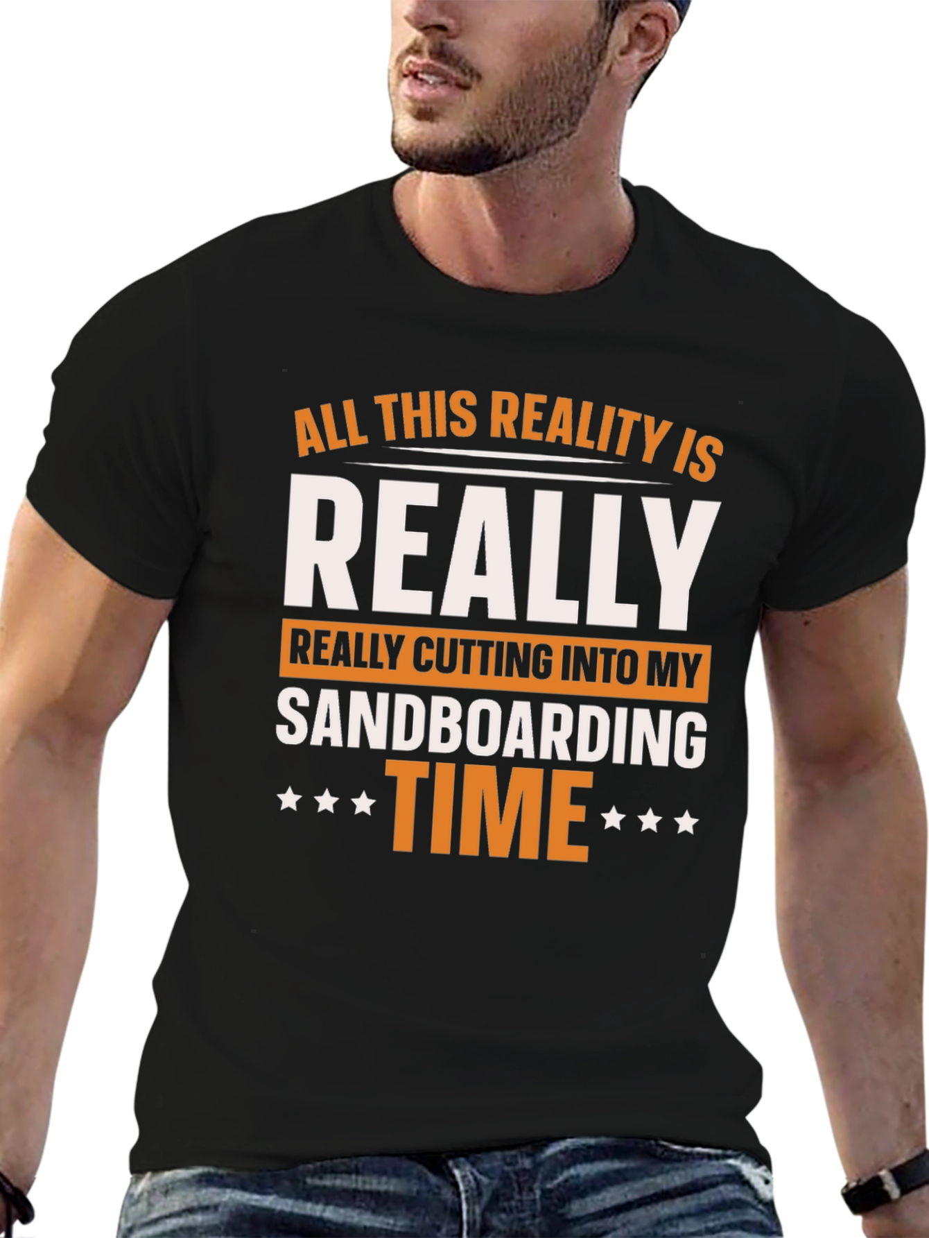 Sandboarding Time Graphic Tee