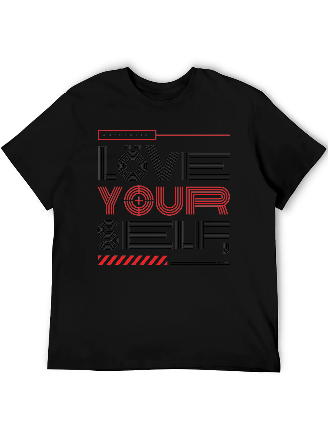 Love Yourself Graphic Print T-Shirt - Casual Wear
