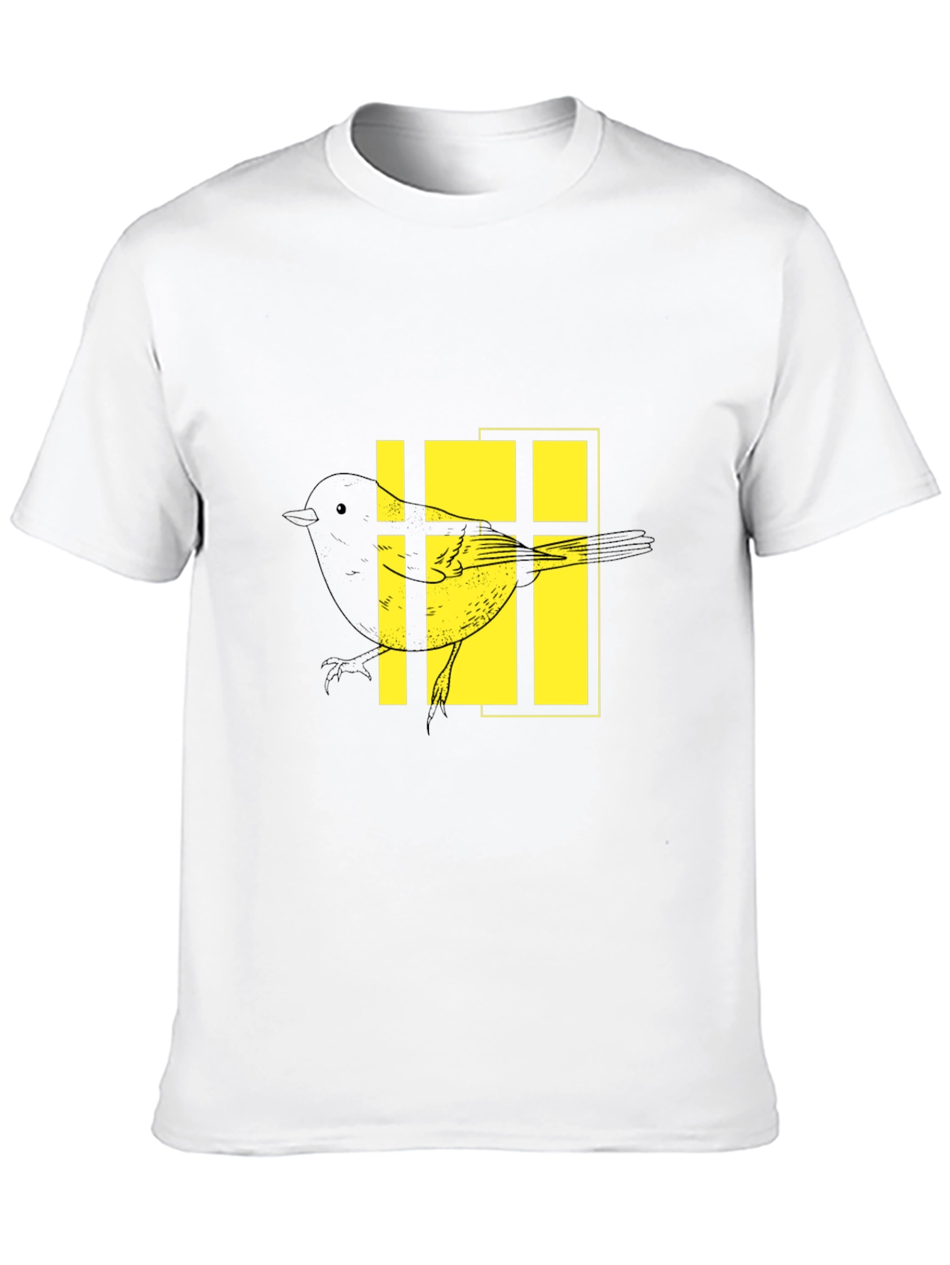 Bird in a Cage Graphic Tee - Black