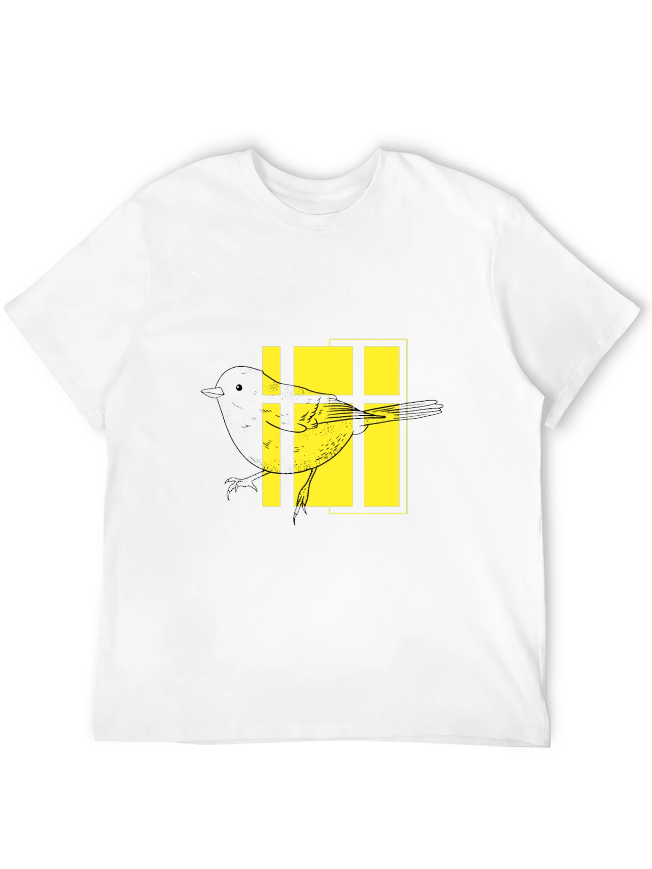 Bird in a Cage Graphic Tee - Black