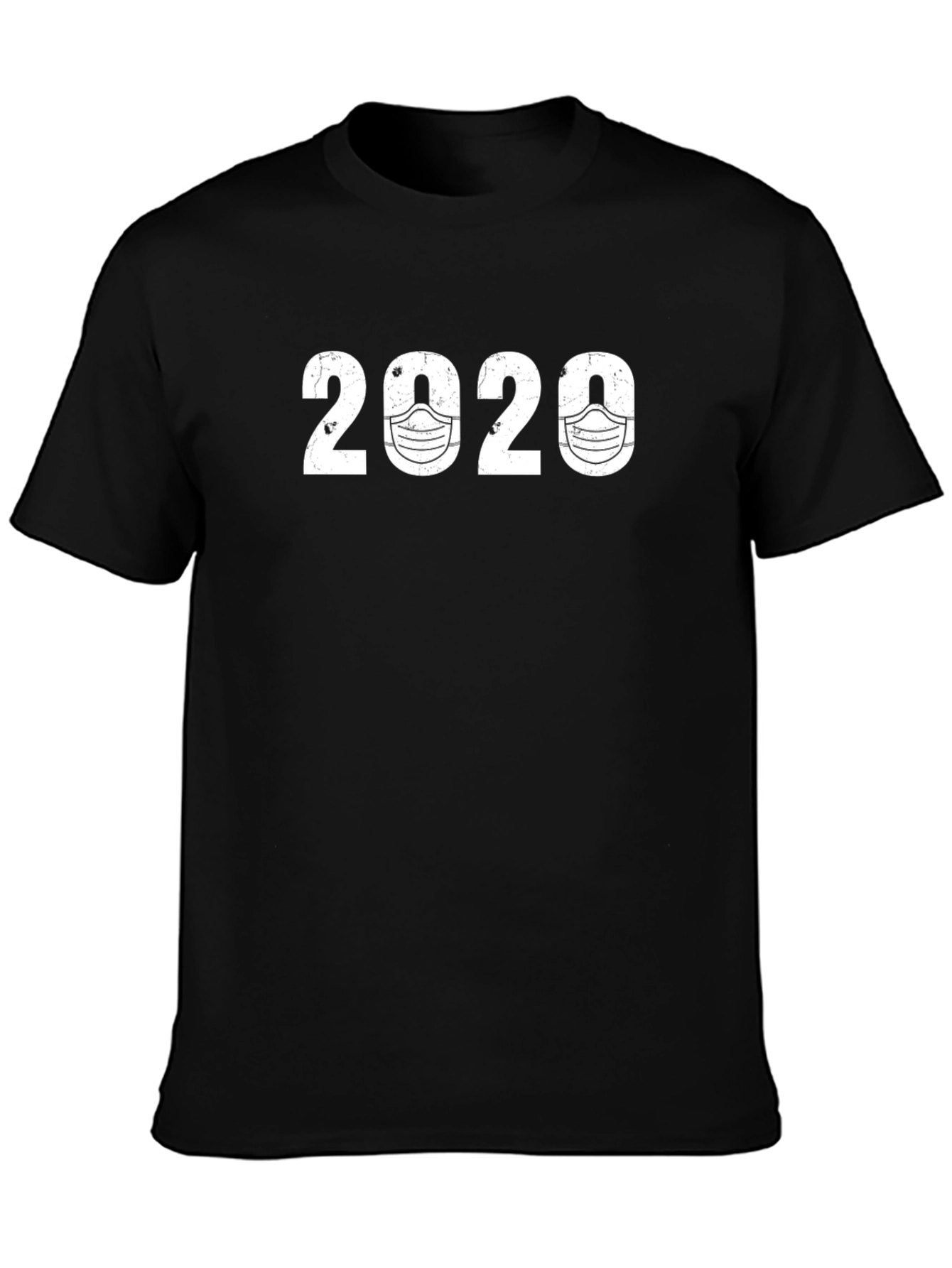 2020 Masked Year Graphic Tee - Novelty T-Shirt