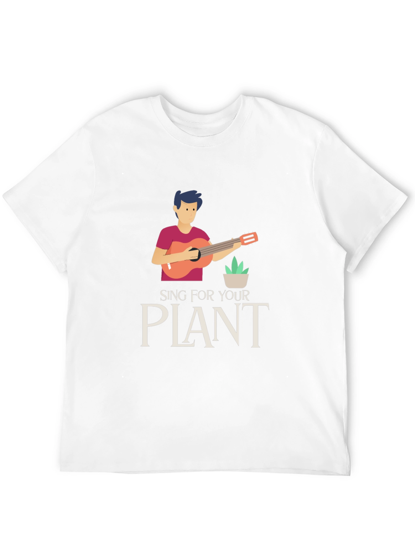 Sing For Your Plant Graphic T-Shirt