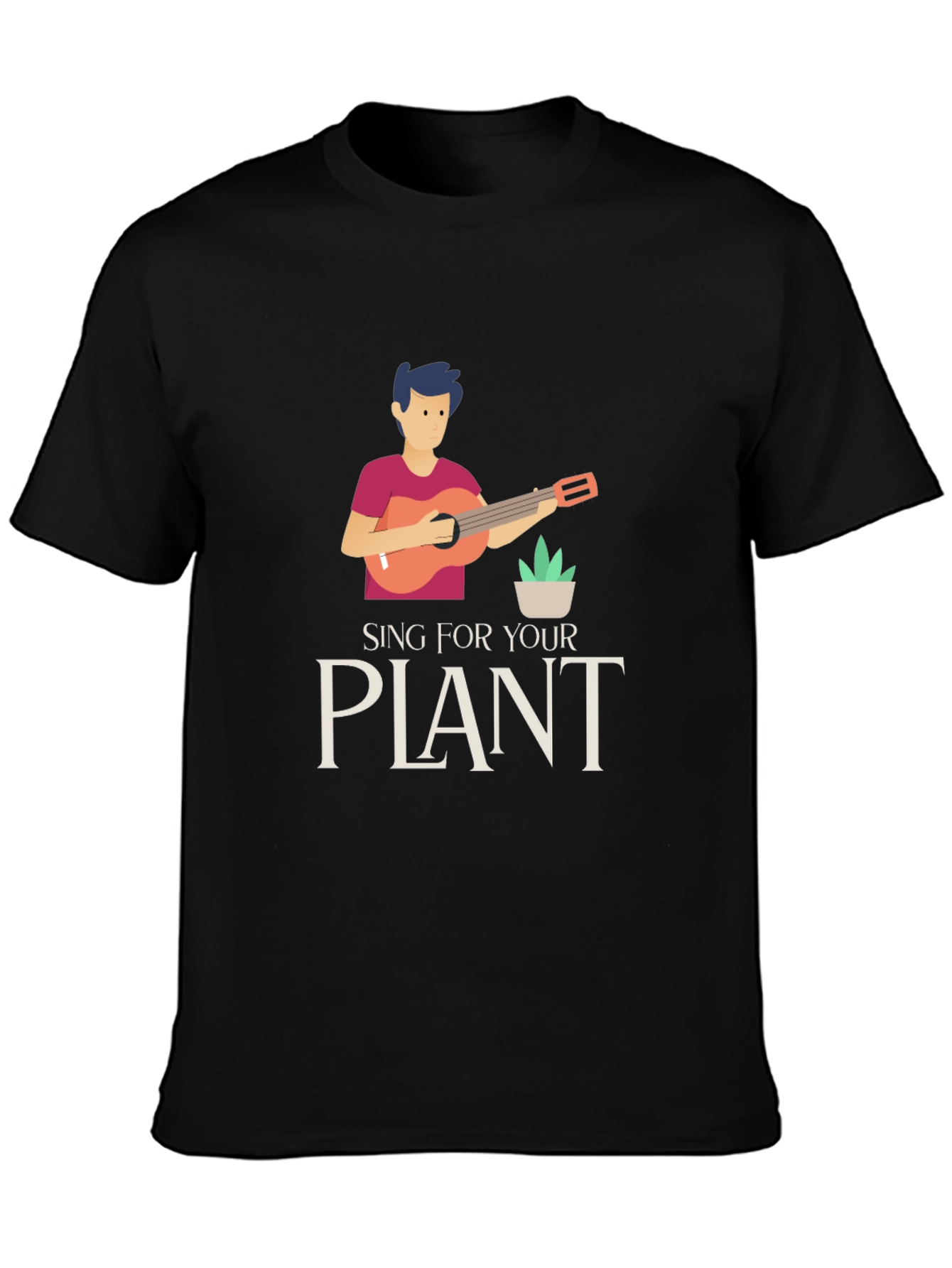 Sing For Your Plant Graphic T-Shirt