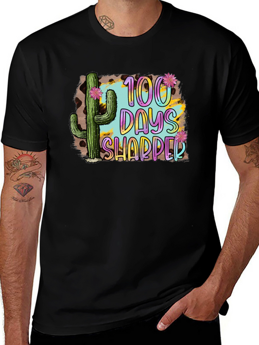 100 Days Sharper Cactus Tee