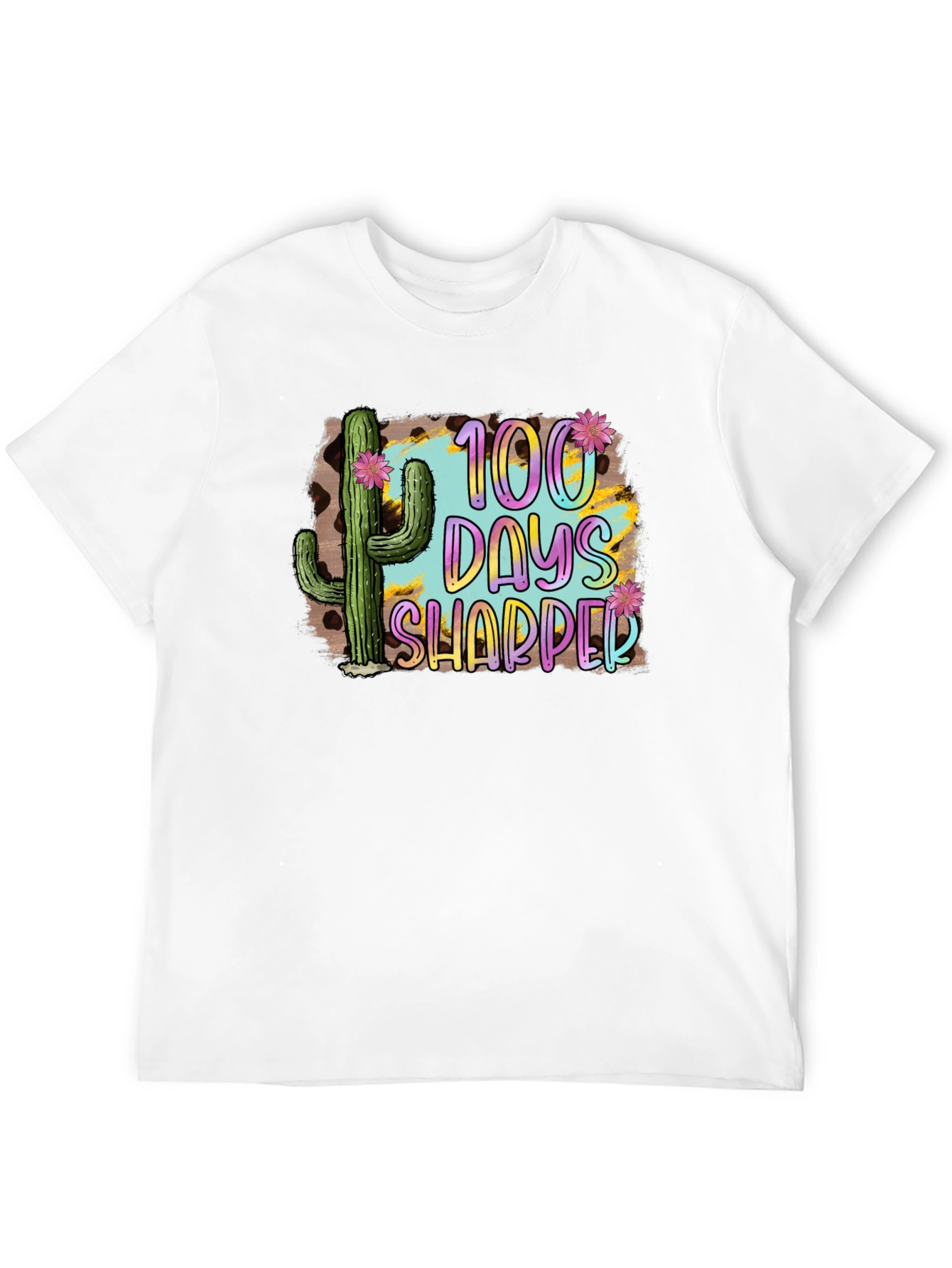 100 Days Sharper Cactus Tee