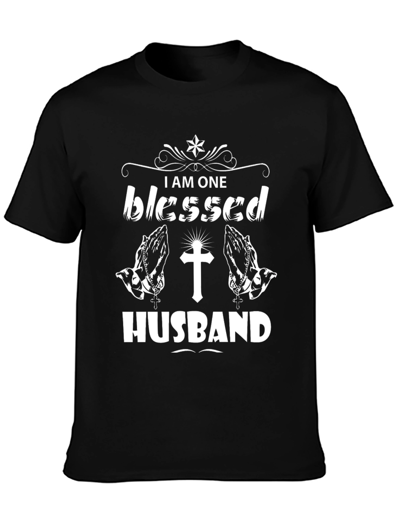 Blessed Husband T-Shirt - Religious Graphic Tee