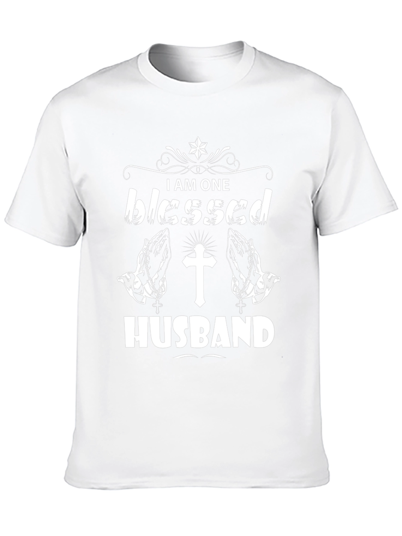 Blessed Husband T-Shirt - Religious Graphic Tee