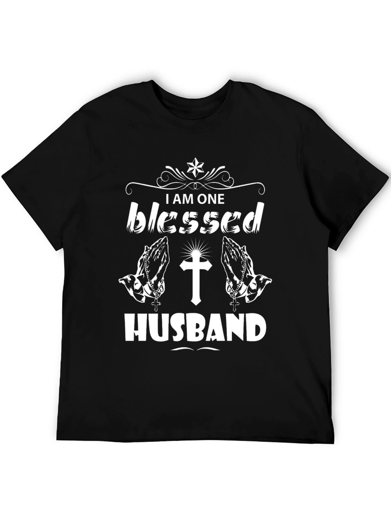 Blessed Husband T-Shirt - Religious Graphic Tee
