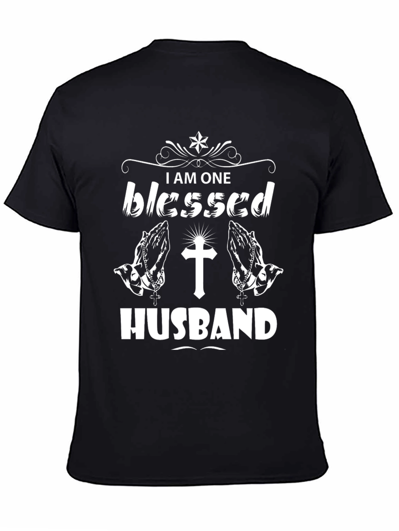 Blessed Husband T-Shirt - Religious Graphic Tee
