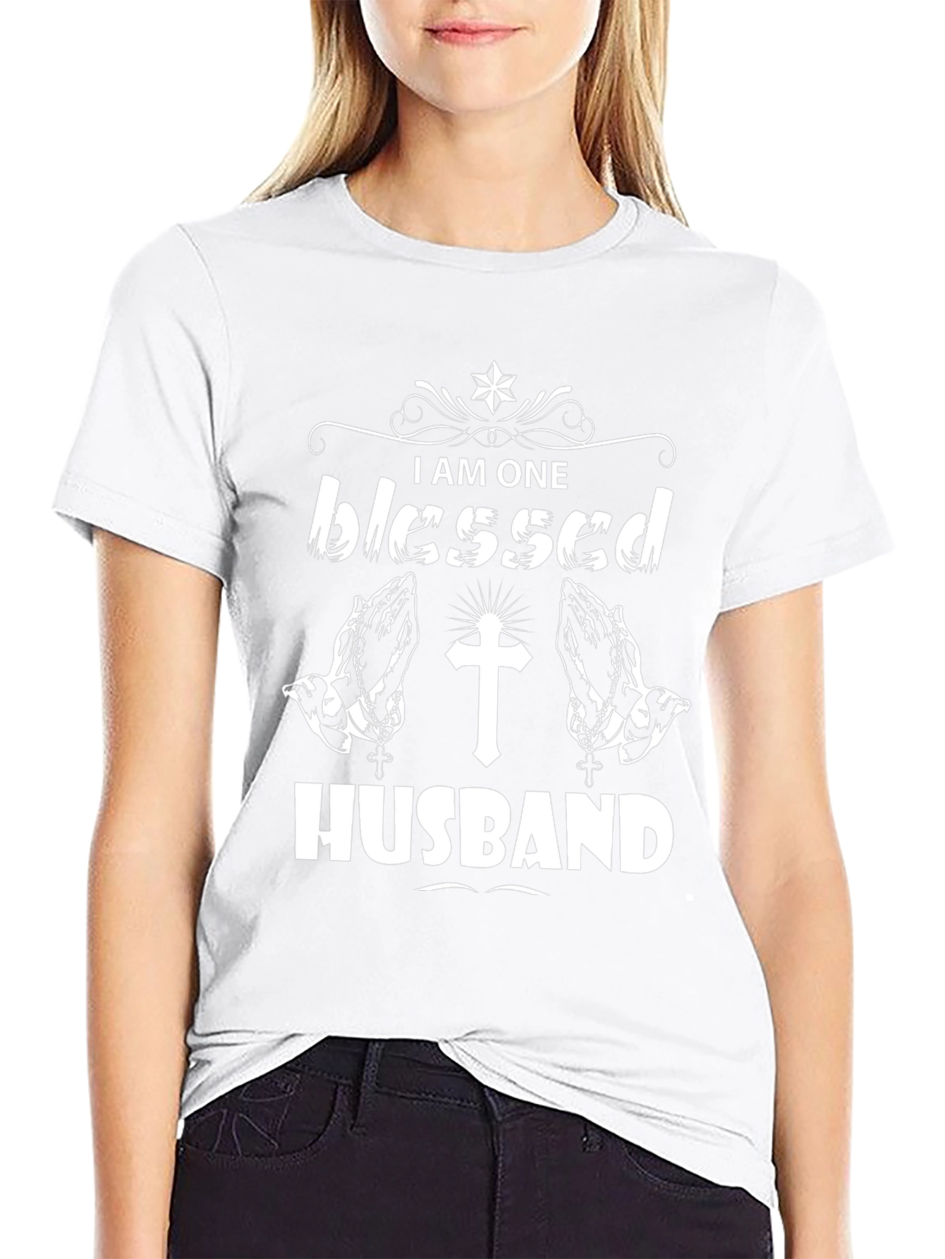 Blessed Husband T-Shirt - Religious Graphic Tee