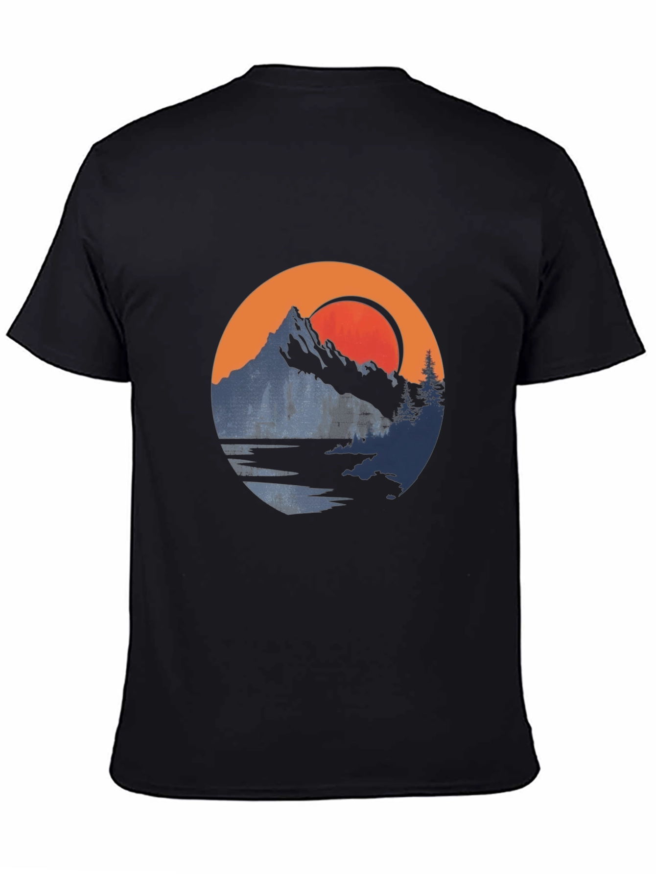 Mountain Sunset Graphic Tee - Nature Adventure Shirt