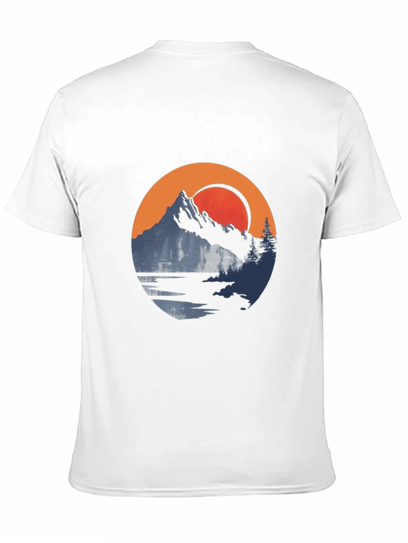Mountain Sunset Graphic Tee - Nature Adventure Shirt