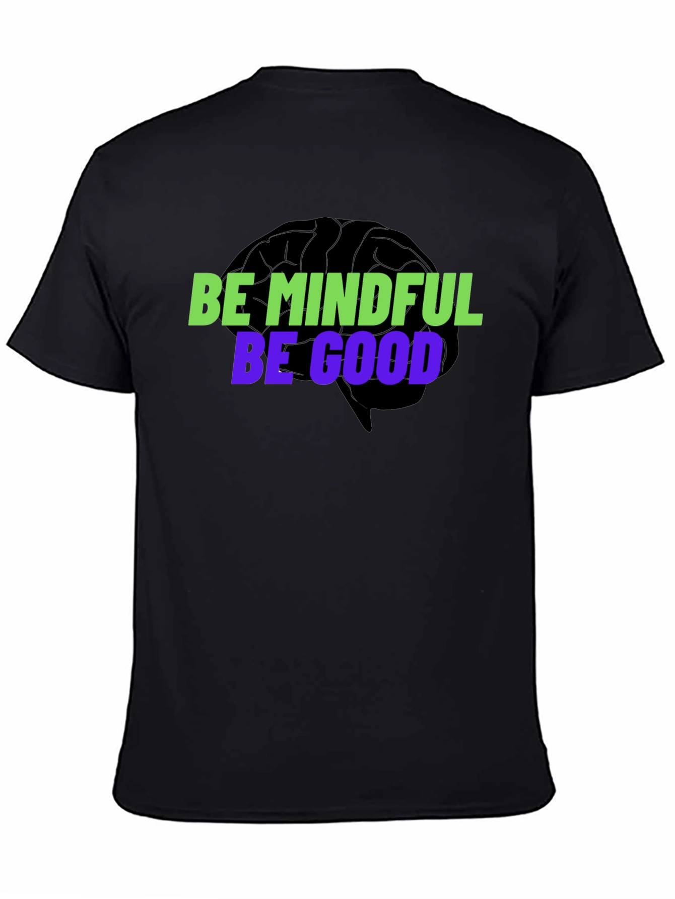 Mindful & Good Black Graphic Tee