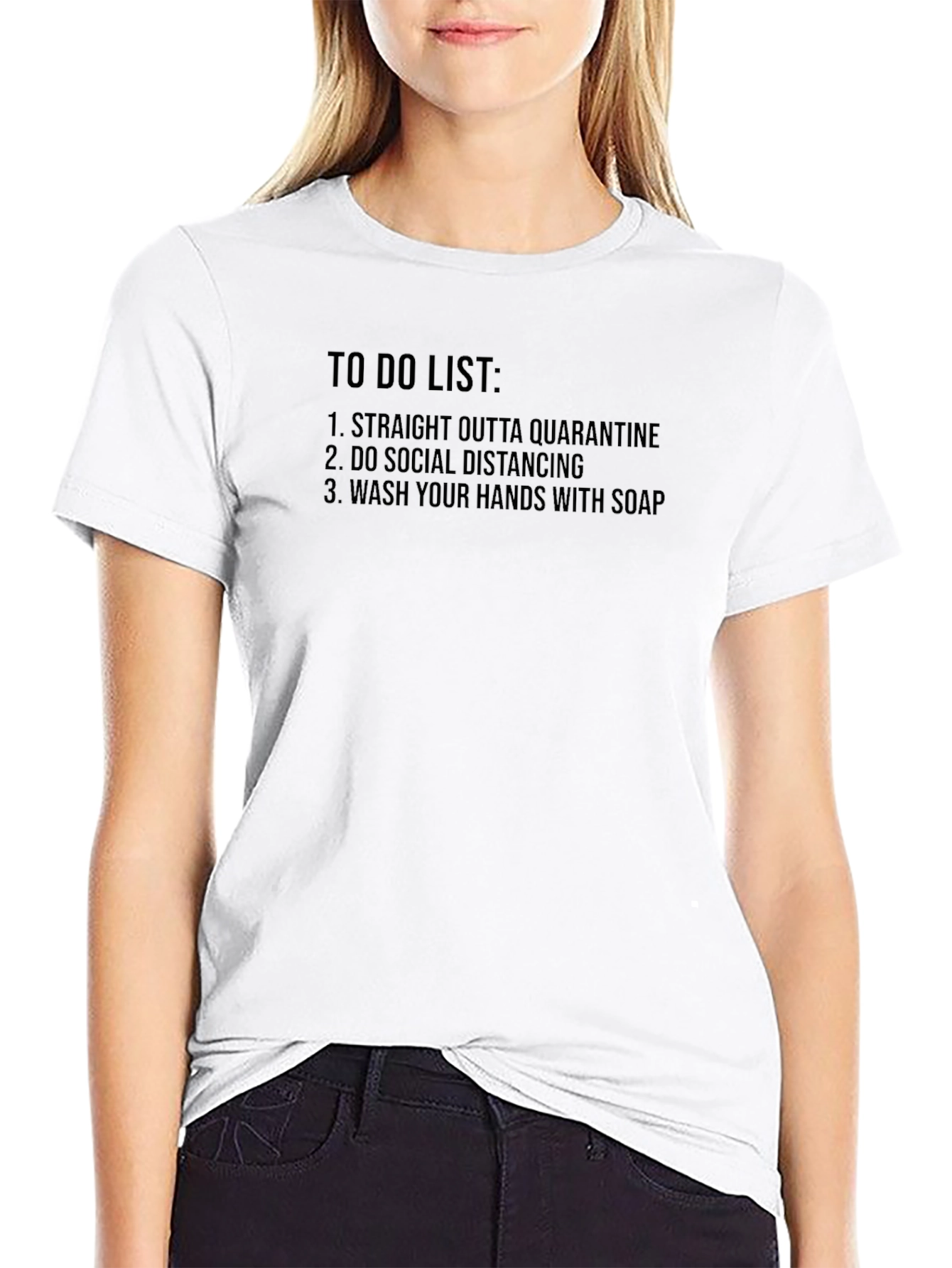 Quarantine To-Do List Graphic T-Shirt
