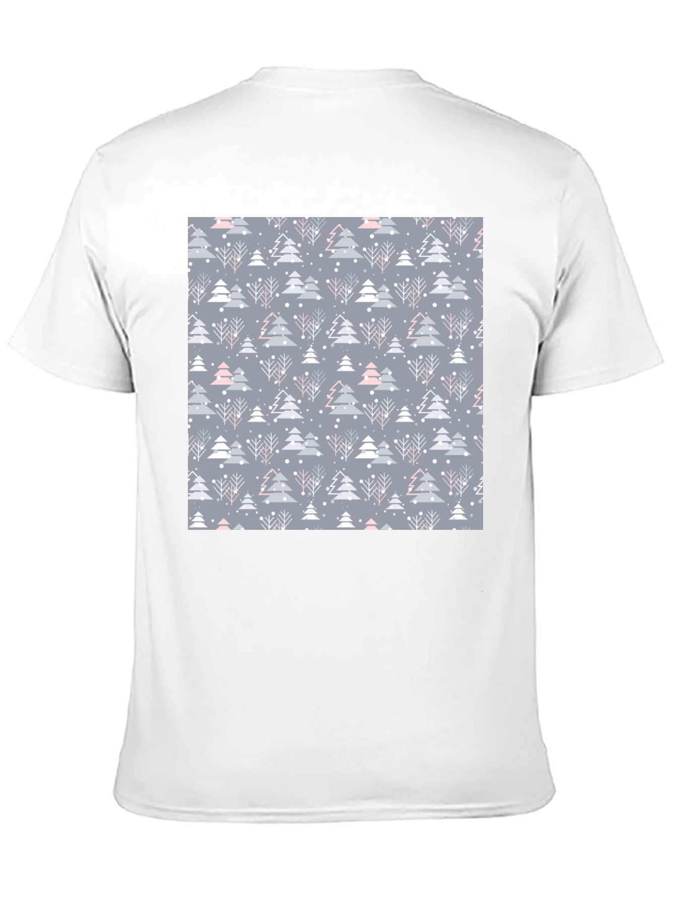 Festive Winter Tree Pattern T-Shirt