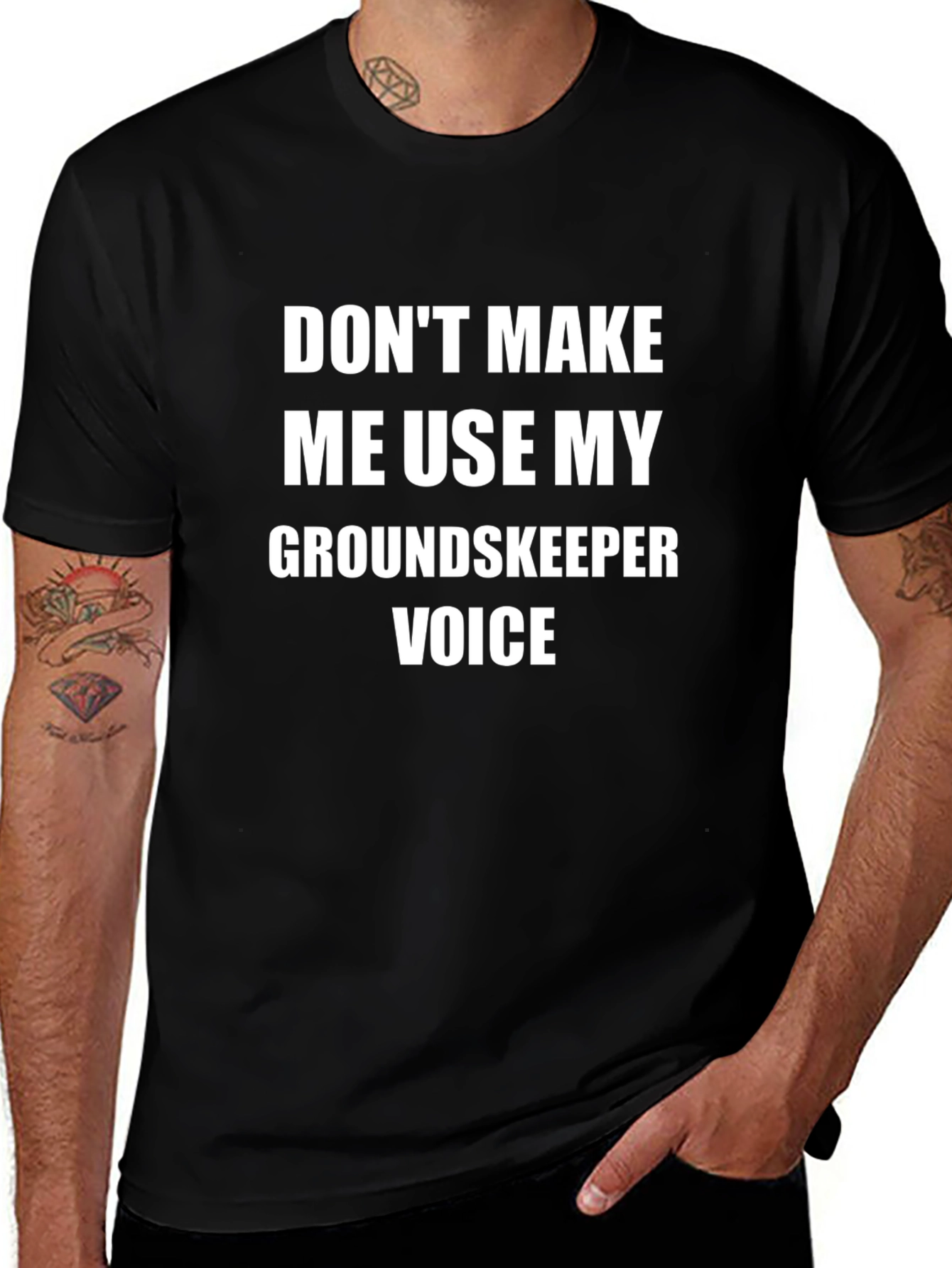 Groundskeeper Voice T-Shirt Funny Job Gift