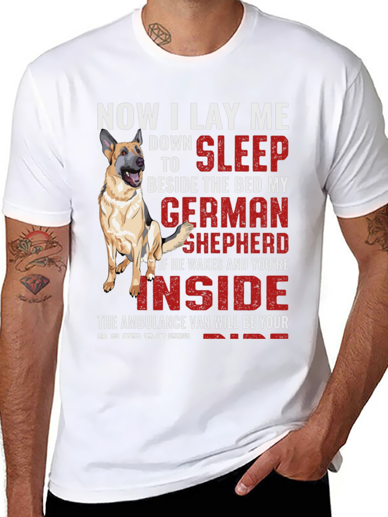 German Shepherd Graphic Tee