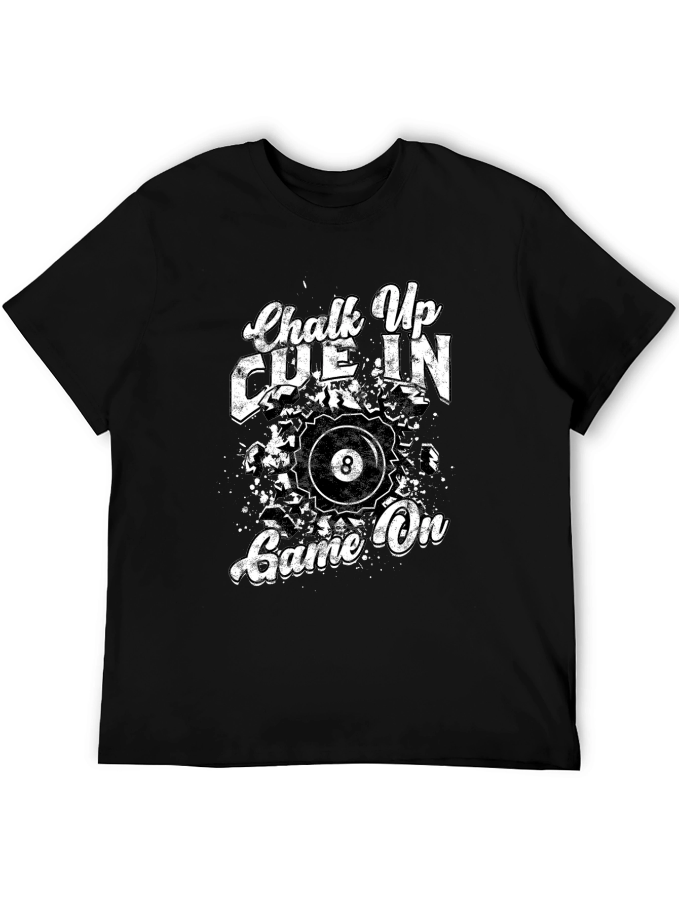 Chalk Up Cue In Game On Billiards T-Shirt