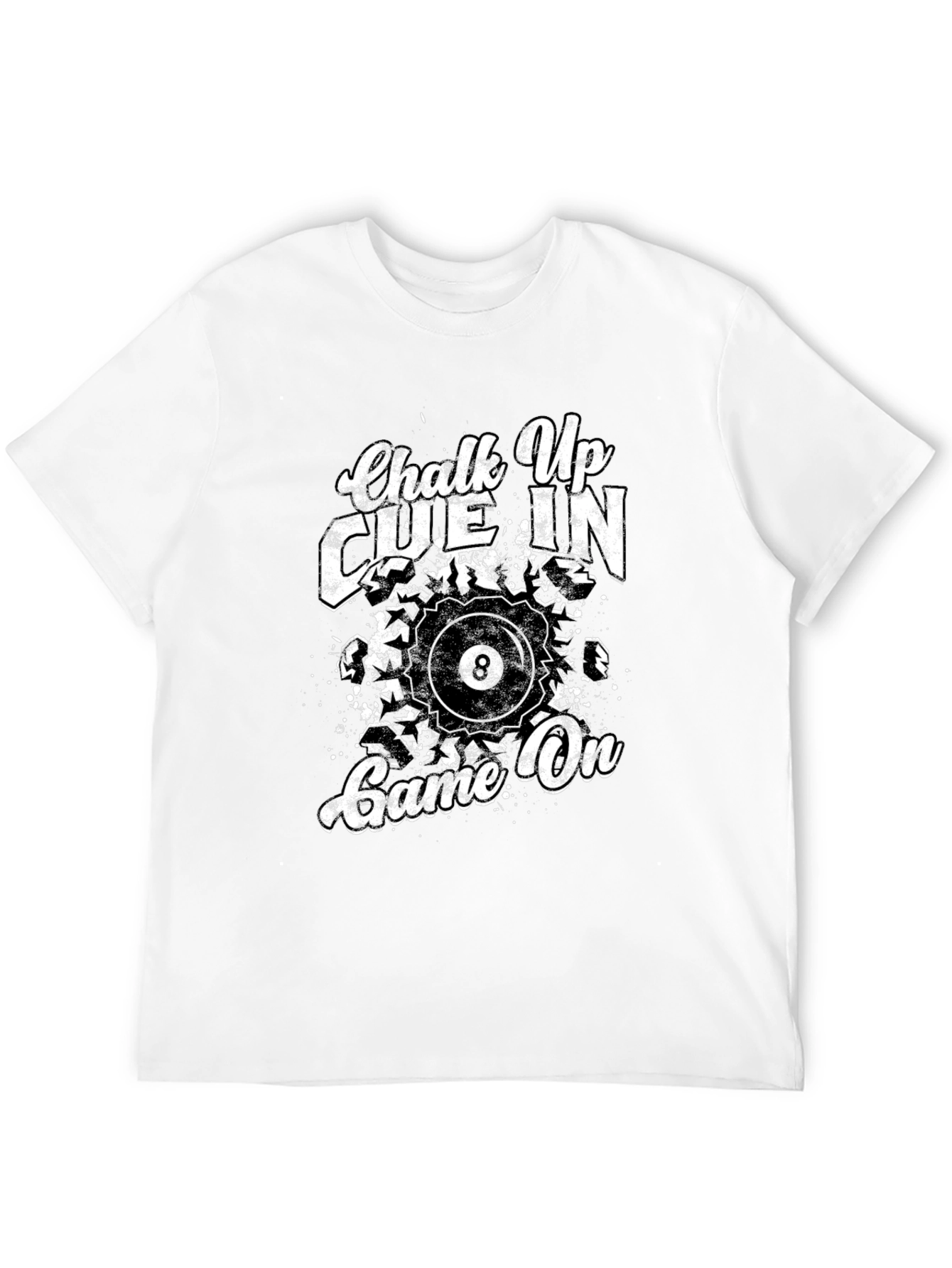 Chalk Up Cue In Game On Billiards T-Shirt