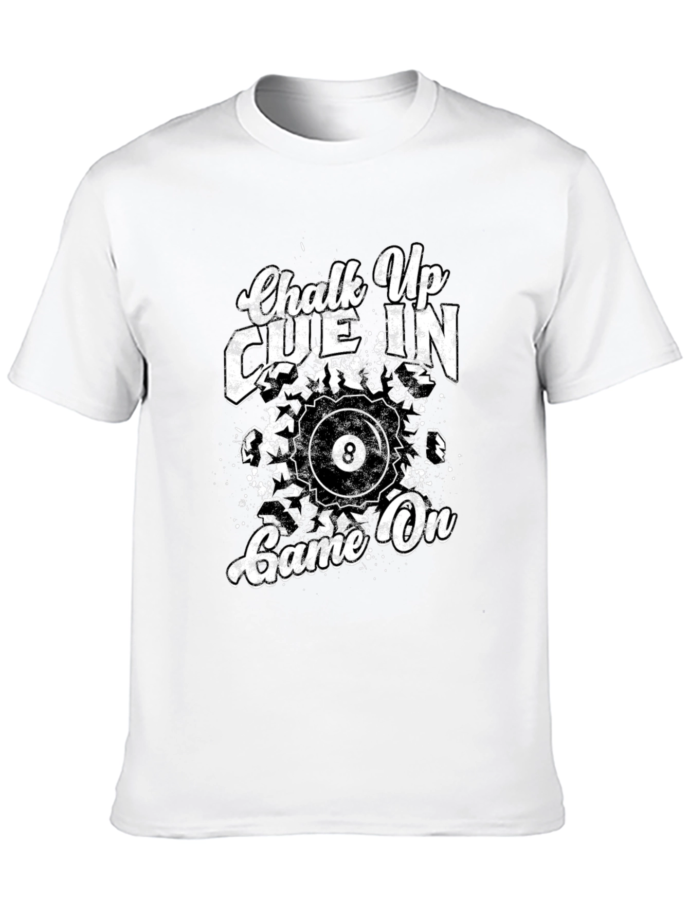 Chalk Up Cue In Game On Billiards T-Shirt
