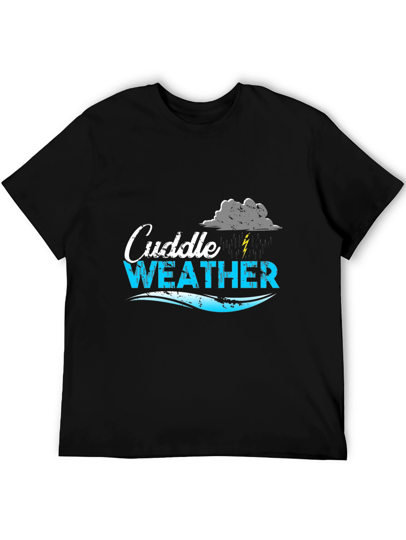 Cuddle Weather Graphic Tee - Black