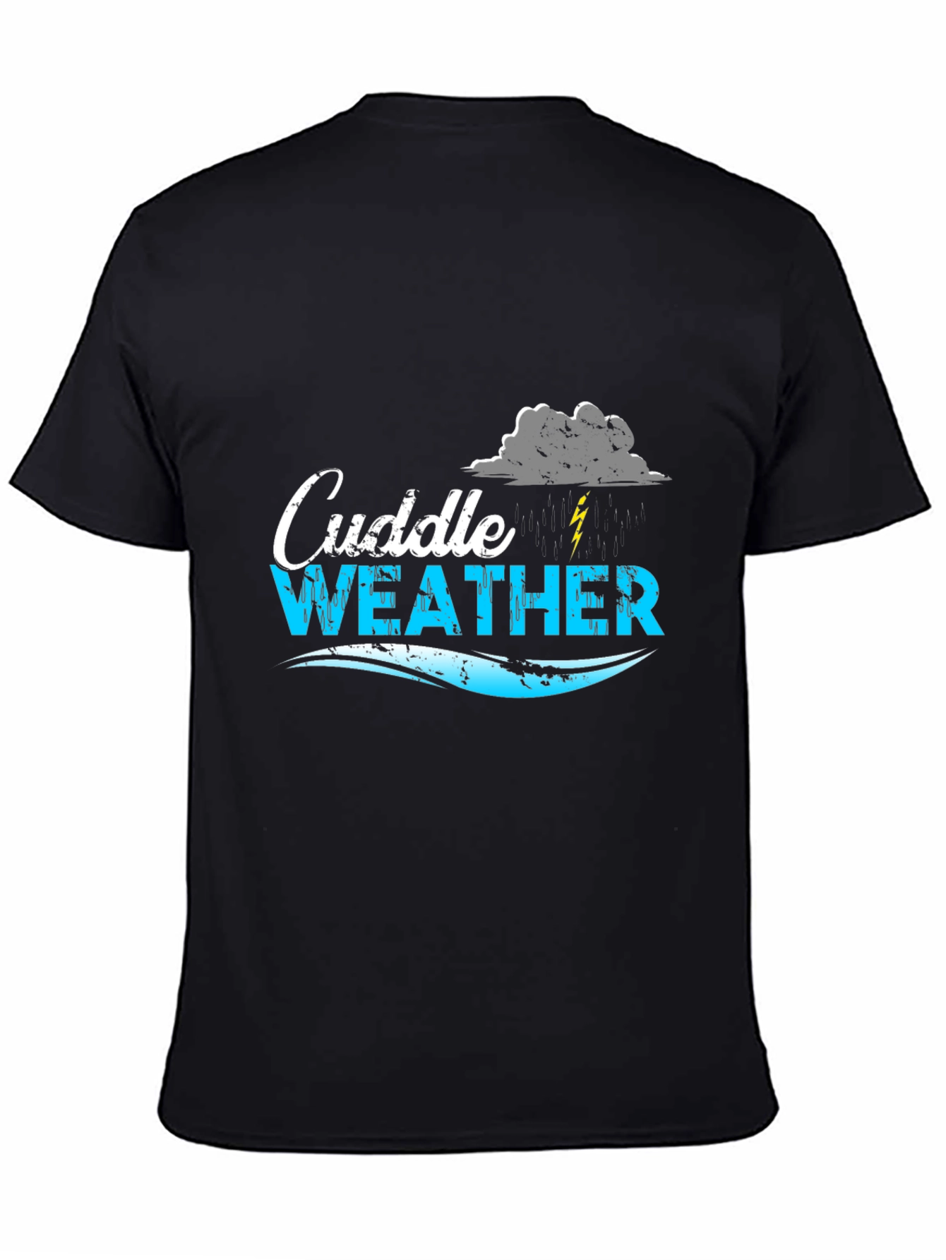 Cuddle Weather Graphic Tee - Black