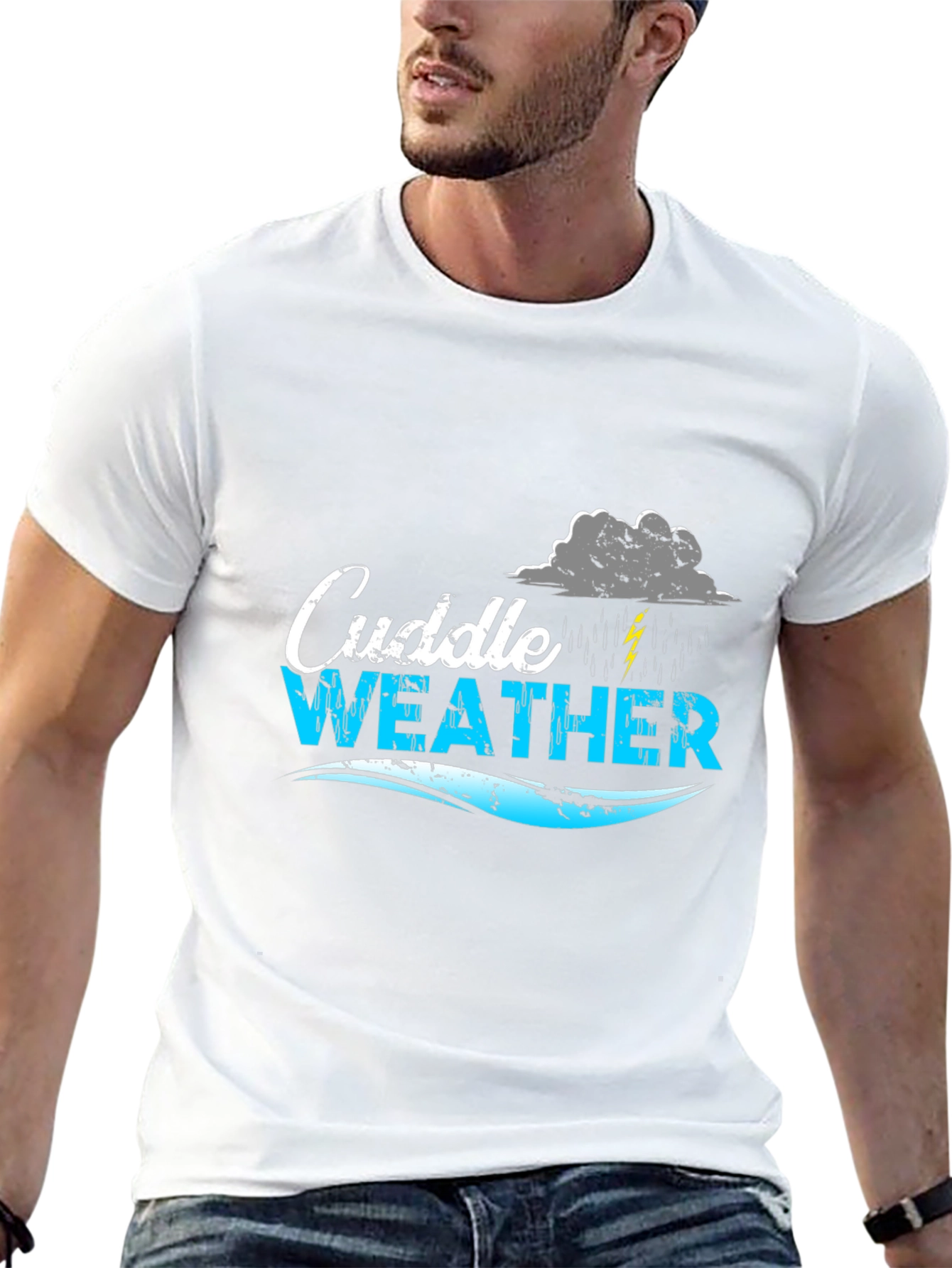 Cuddle Weather Graphic Tee - Black