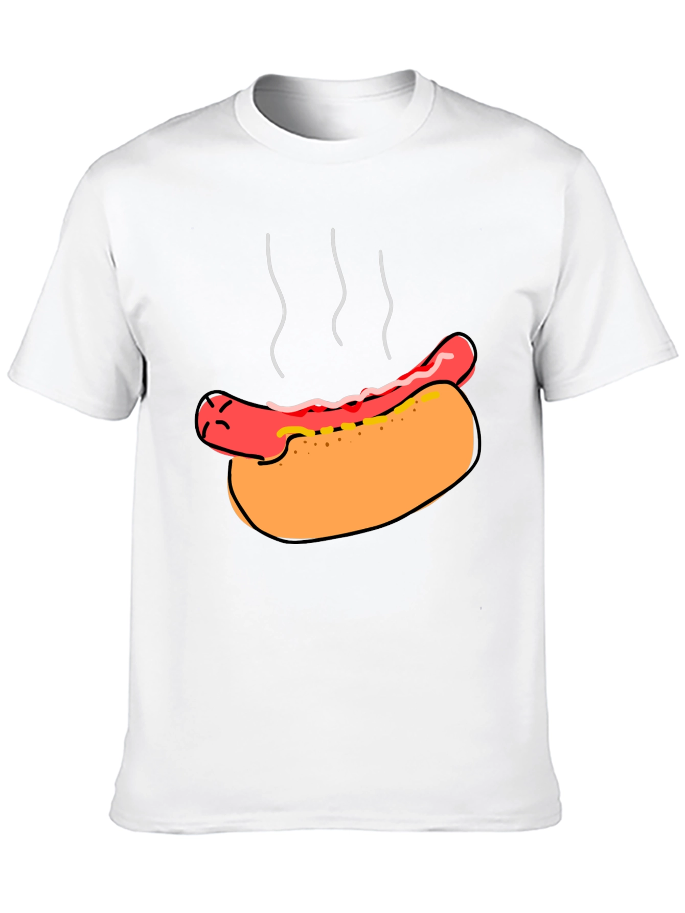 Hot Dog Graphic Tee - Novelty T-Shirt