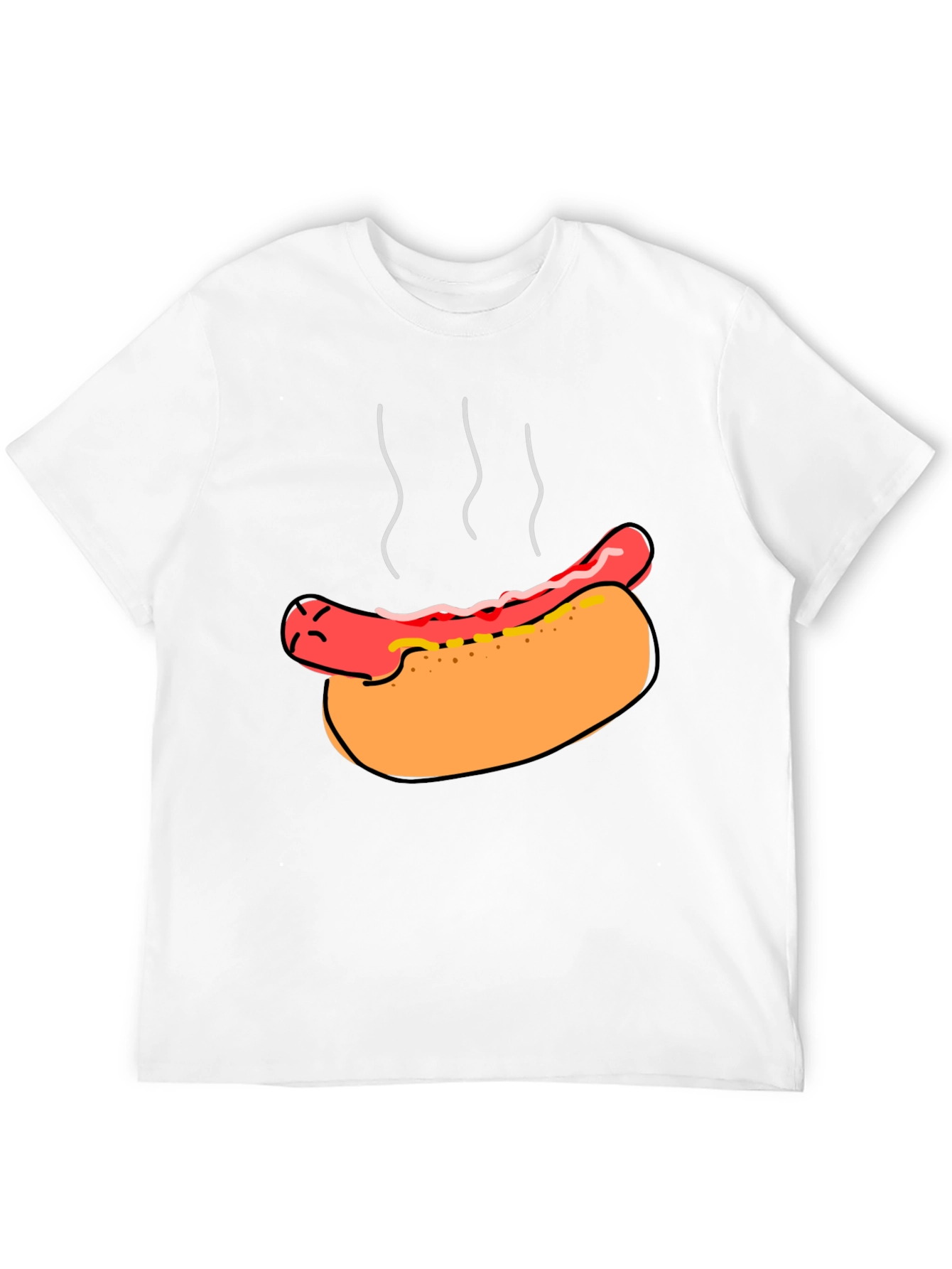 Hot Dog Graphic Tee - Novelty T-Shirt