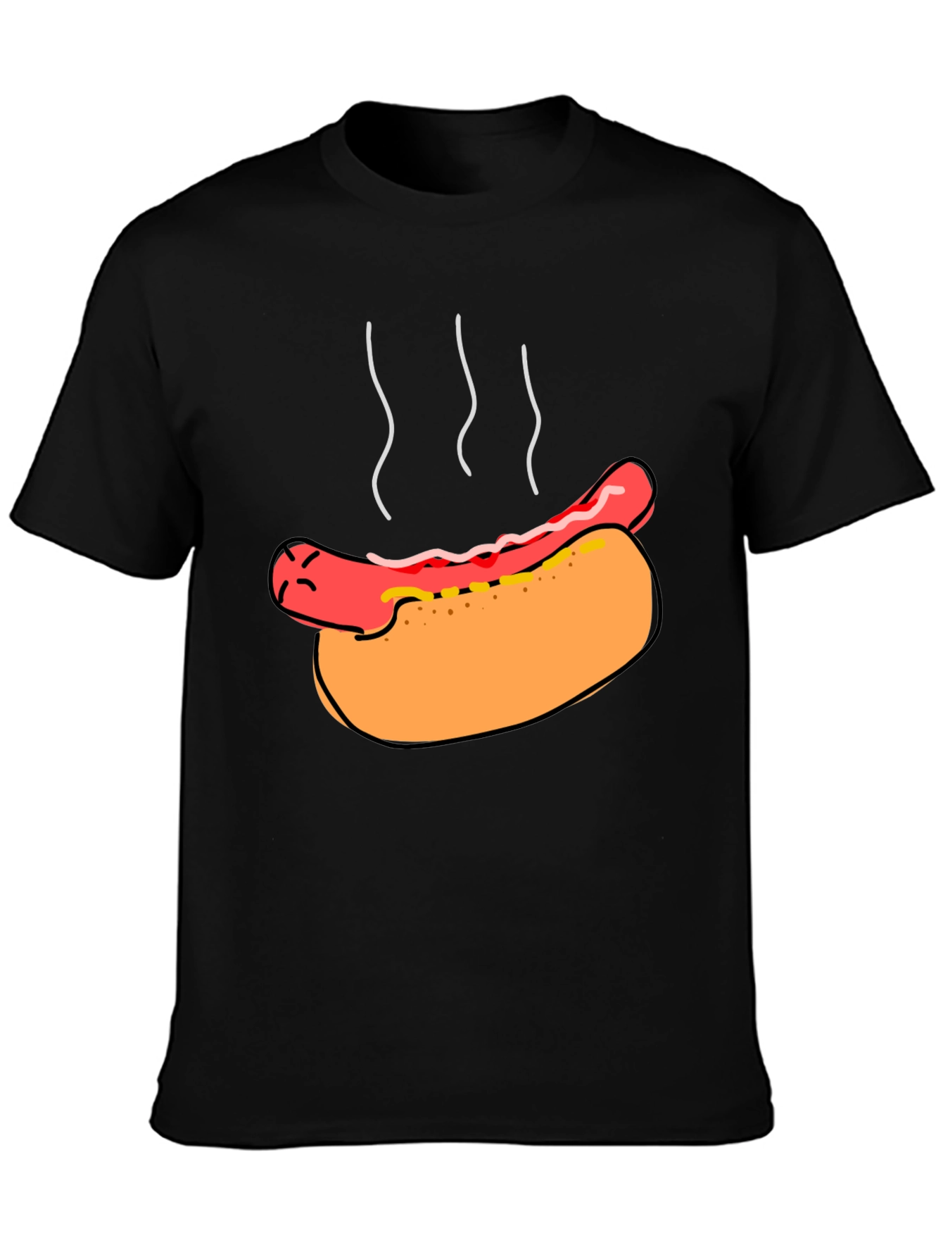 Hot Dog Graphic Tee - Novelty T-Shirt