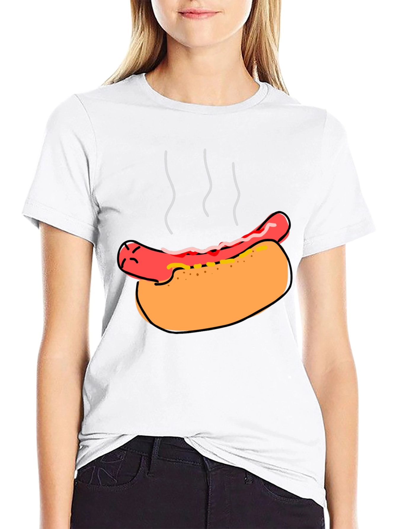 Hot Dog Graphic Tee - Novelty T-Shirt