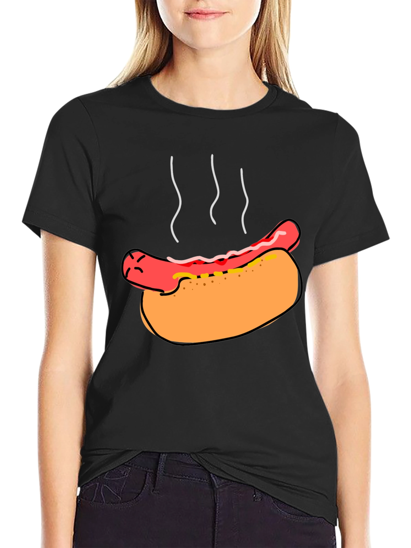 Hot Dog Graphic Tee - Novelty T-Shirt