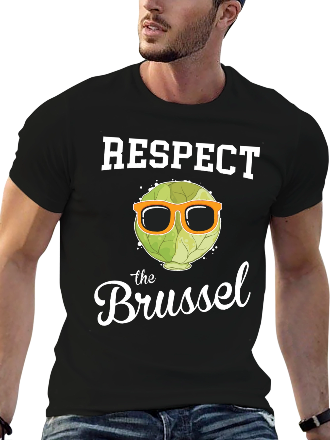 Respect the Brussel Sprout Graphic T-Shirt