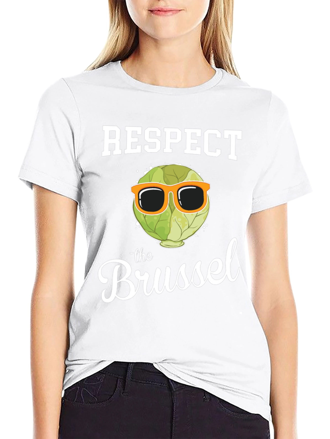 Respect the Brussel Sprout Graphic T-Shirt