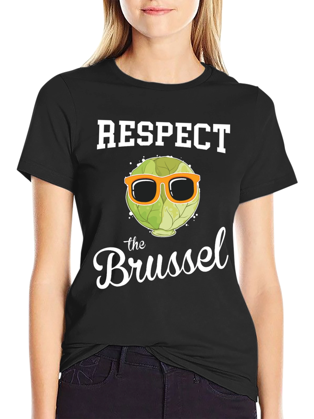 Respect the Brussel Sprout Graphic T-Shirt