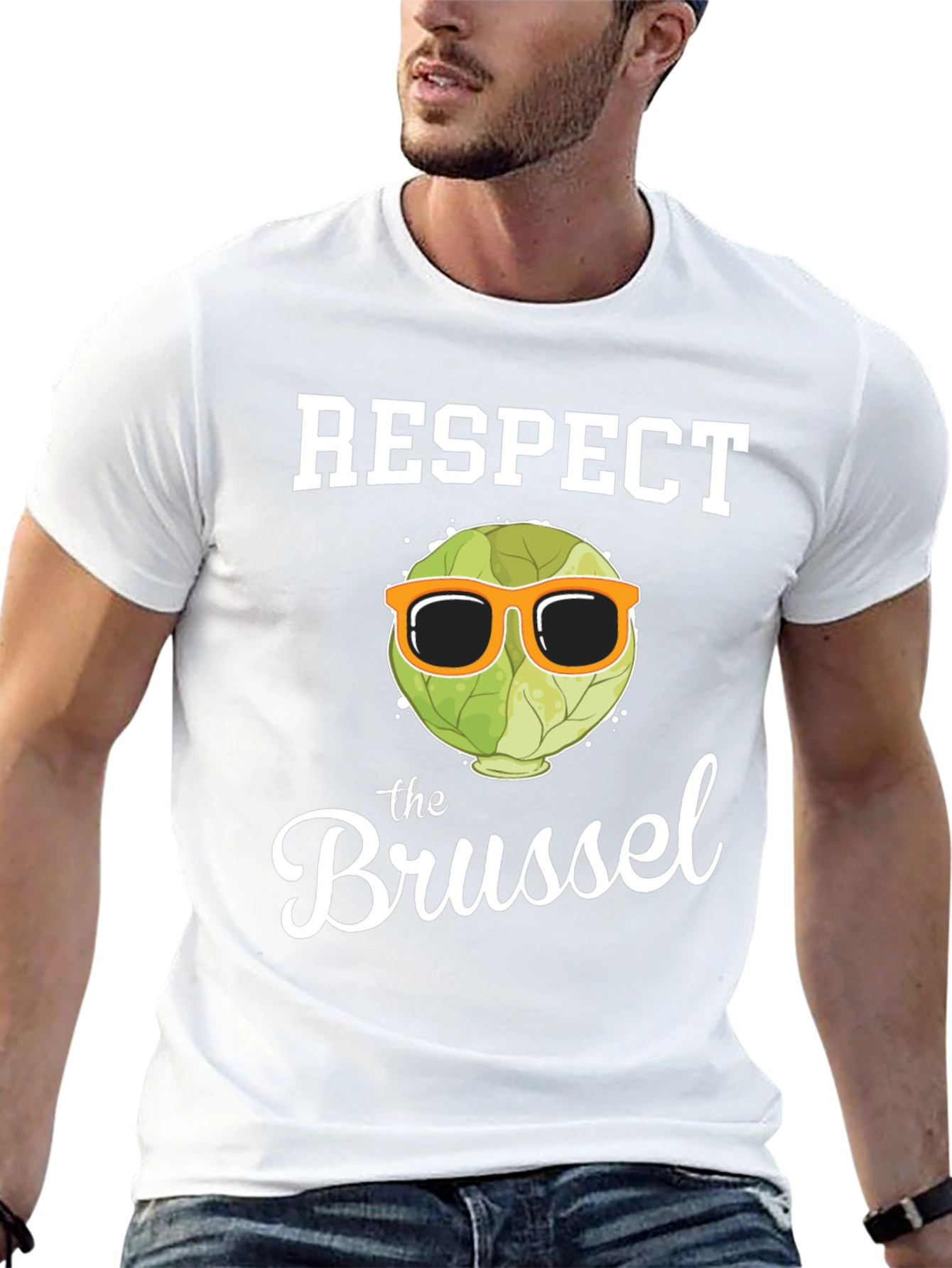 Respect the Brussel Sprout Graphic T-Shirt