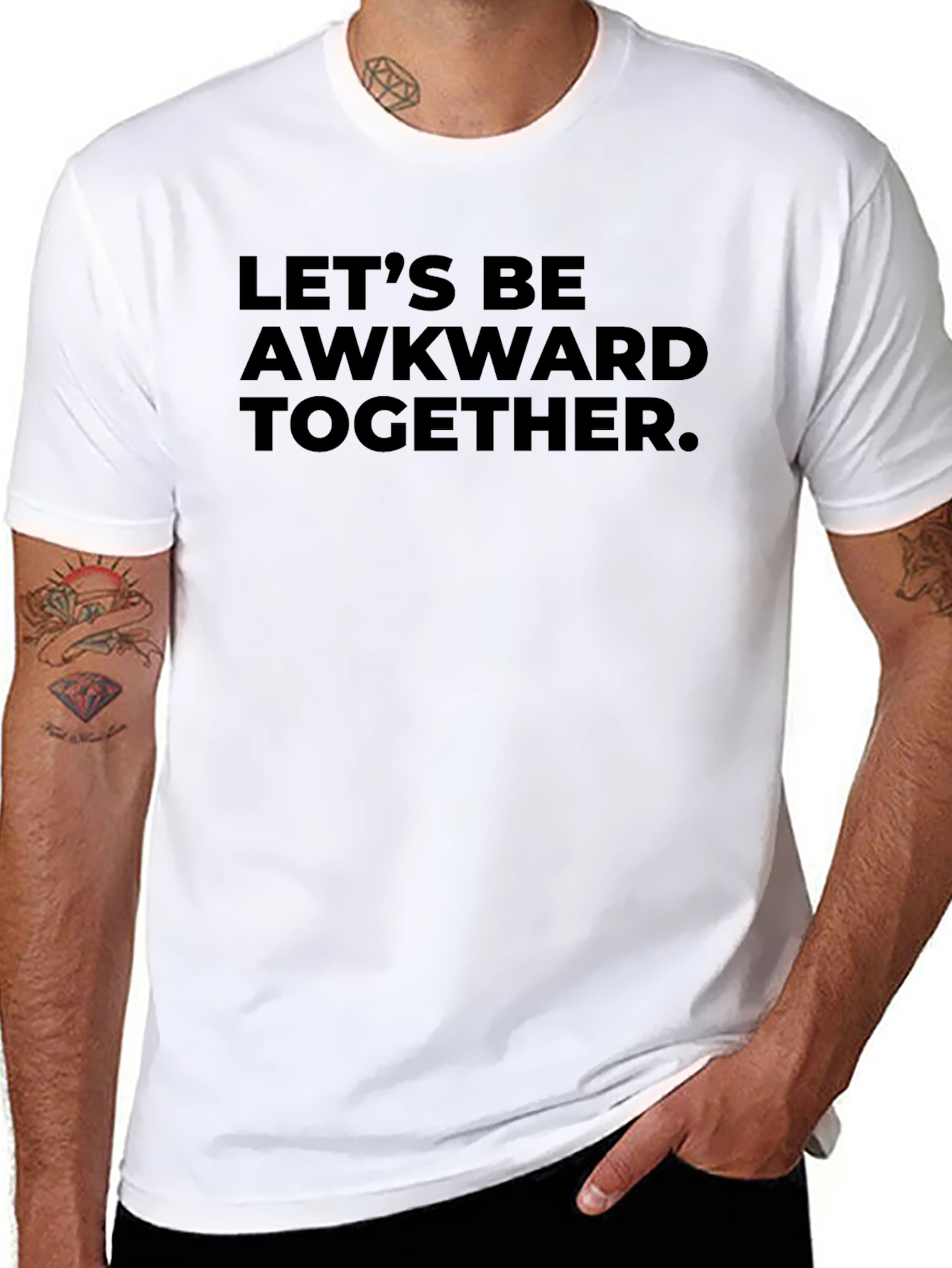 Awkward Together Graphic Tee - Soft Cotton Comfort
