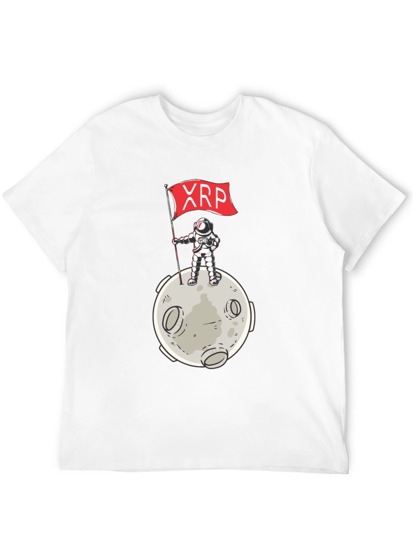XRP Moon Landing T-Shirt - Crypto Astronaut