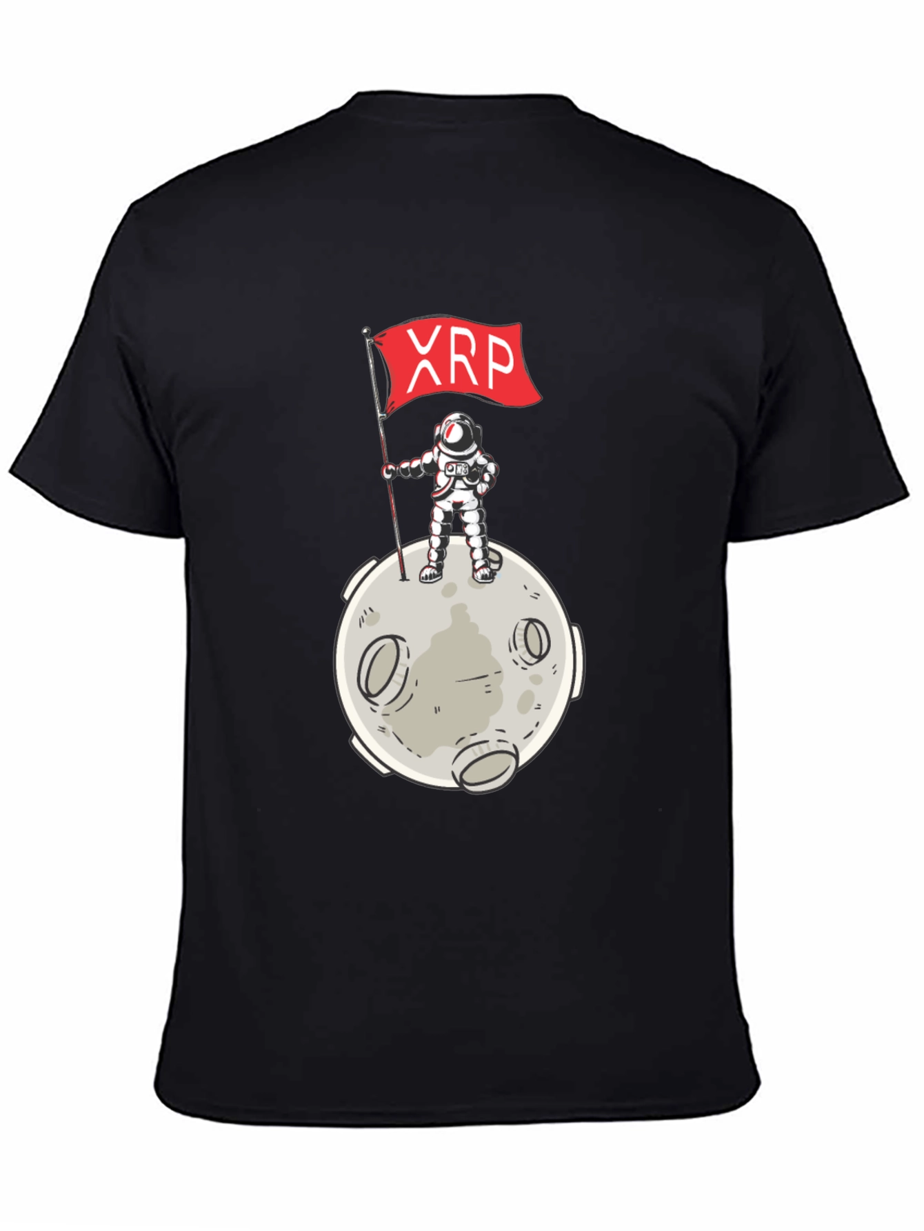 XRP Moon Landing T-Shirt - Crypto Astronaut