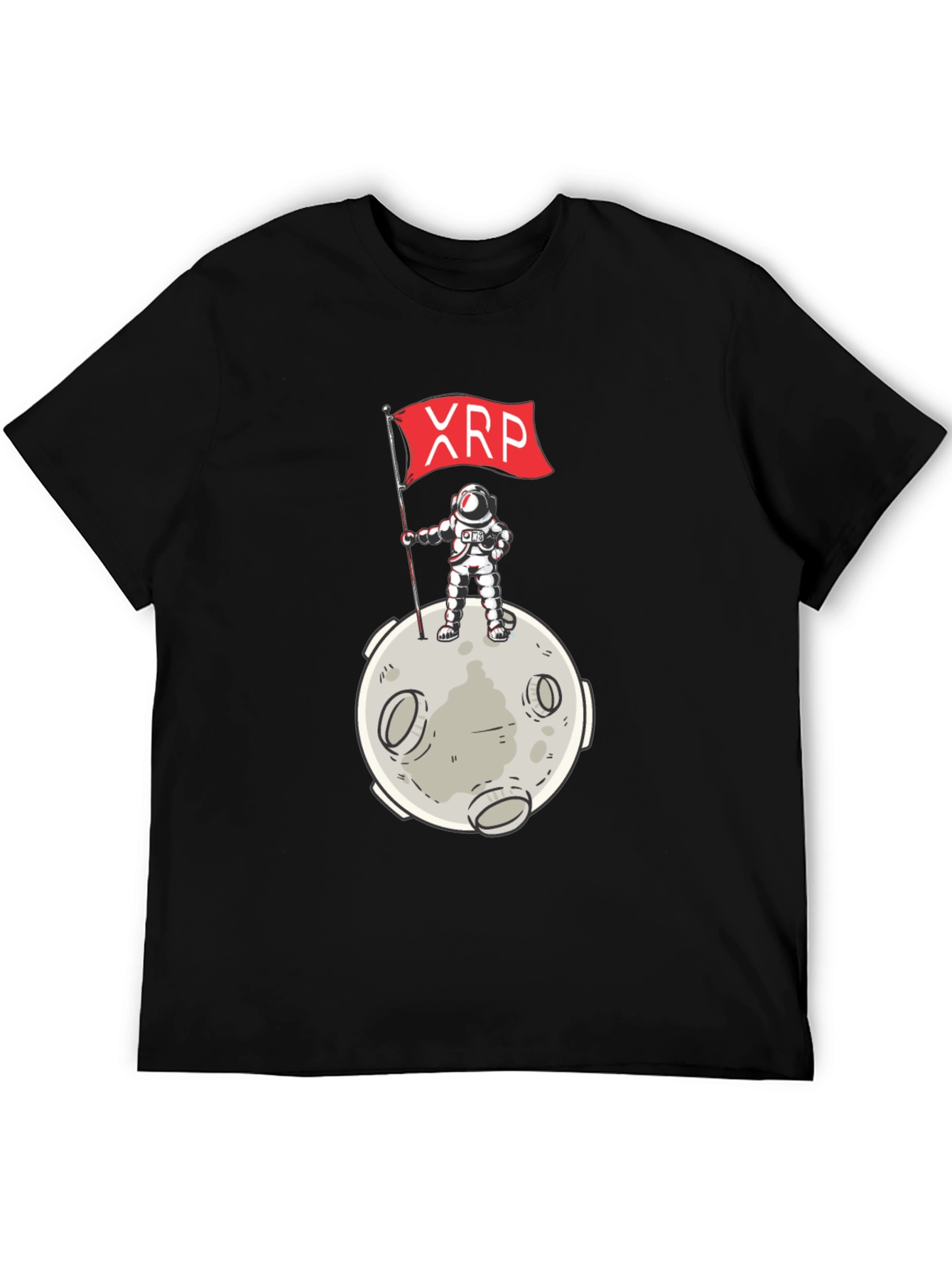 XRP Moon Landing T-Shirt - Crypto Astronaut