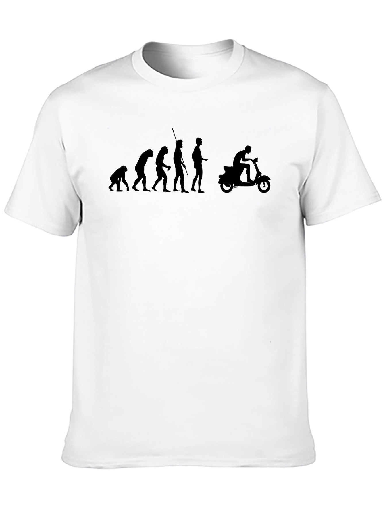 Evolution to Scooter Black T-Shirt