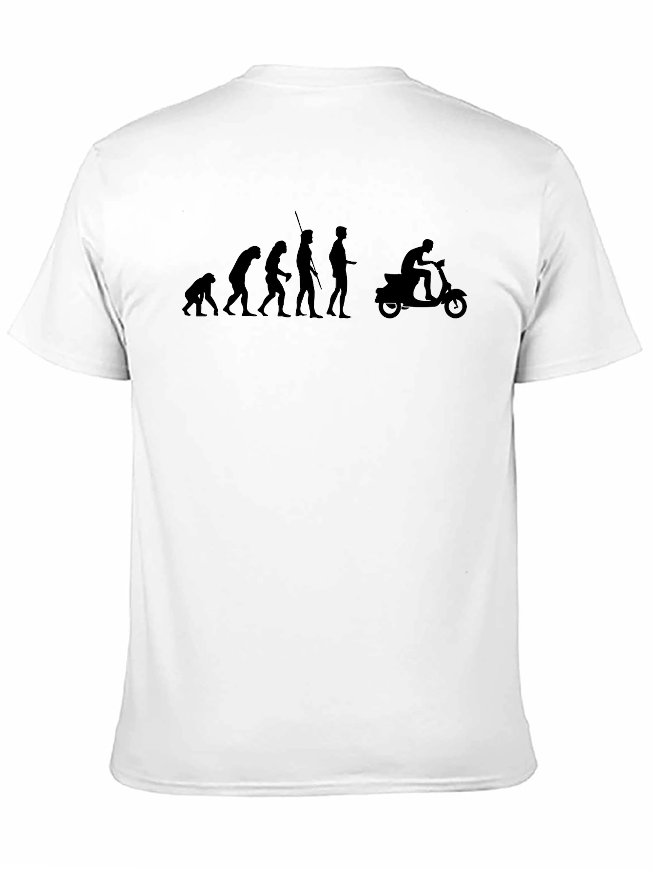Evolution to Scooter Black T-Shirt